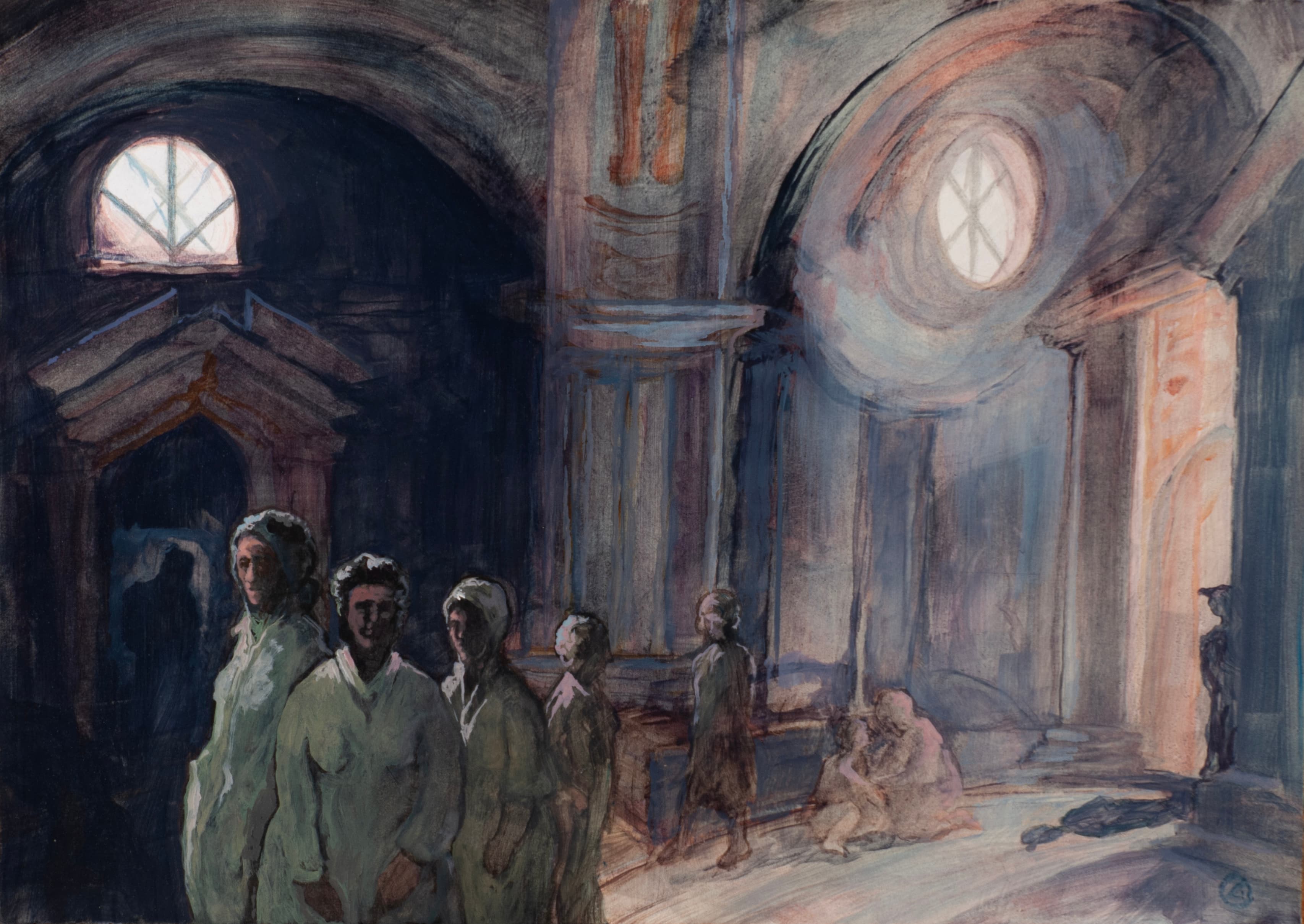 Art with the title "City Scene".