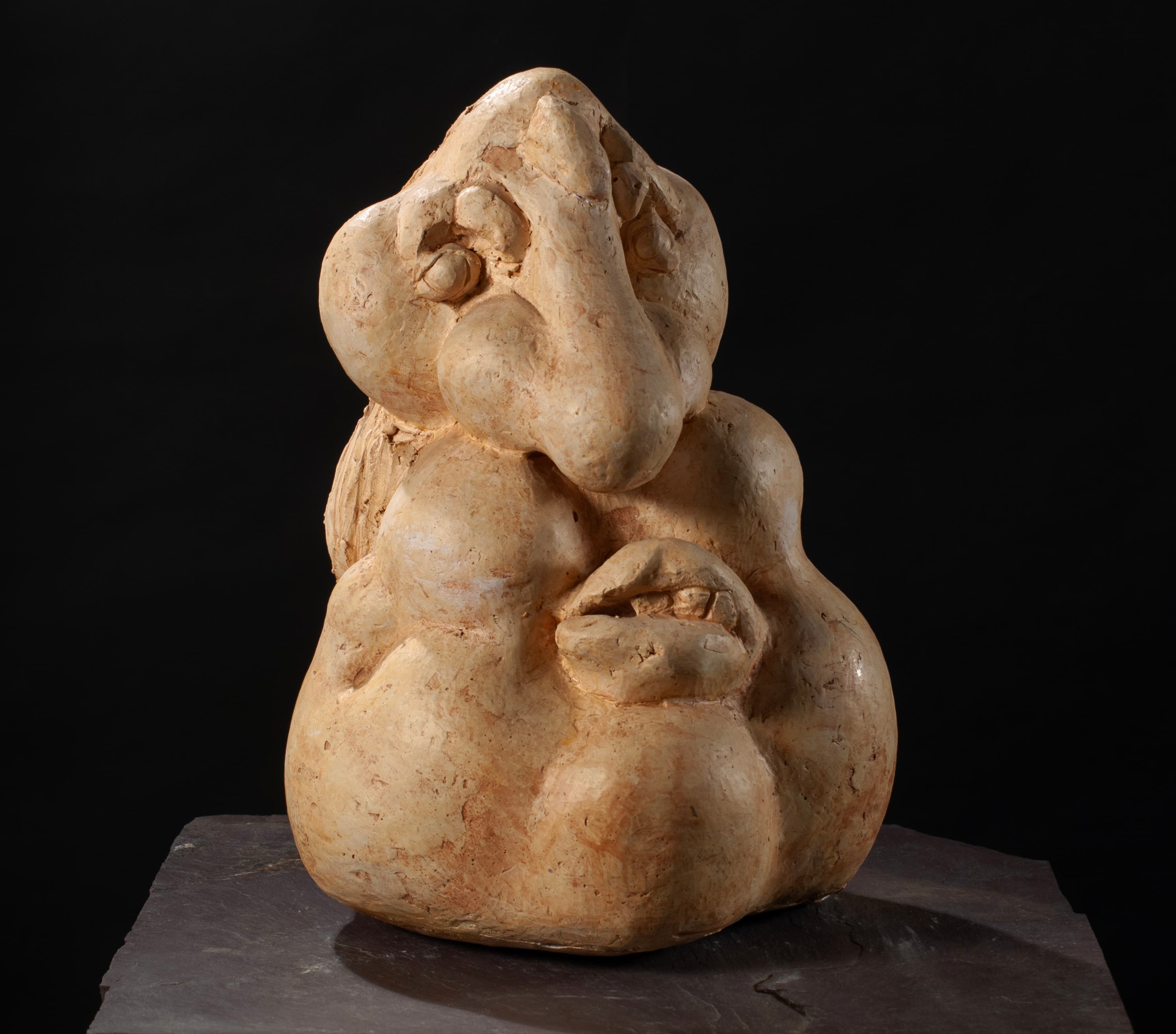 Art with the title "Bulbous Head".