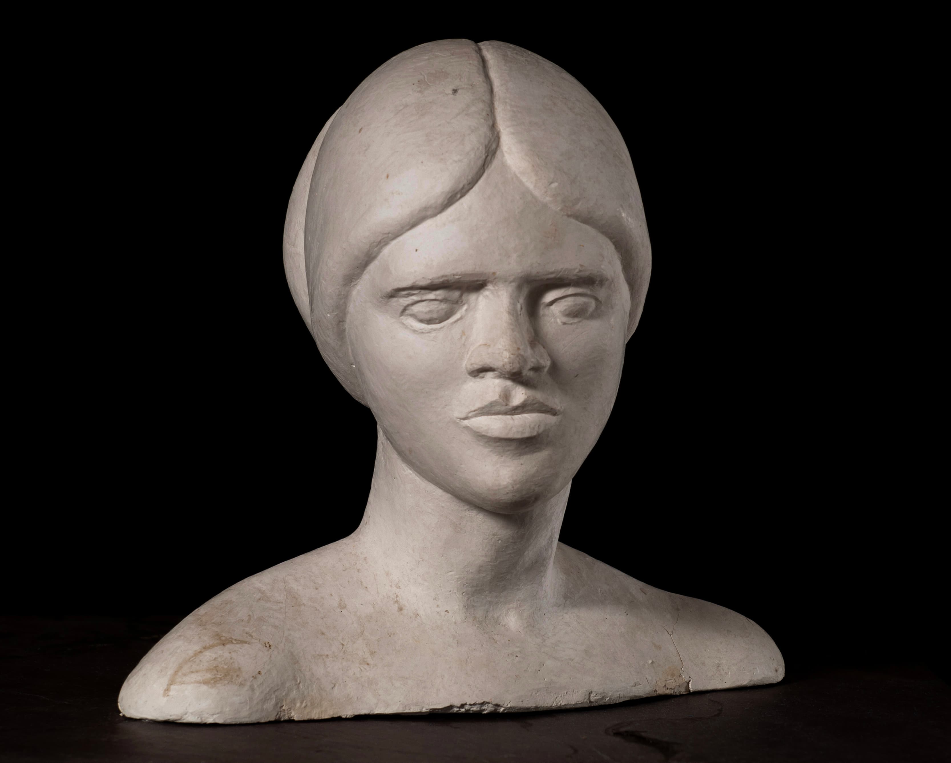 Art with the title "Female Head".
