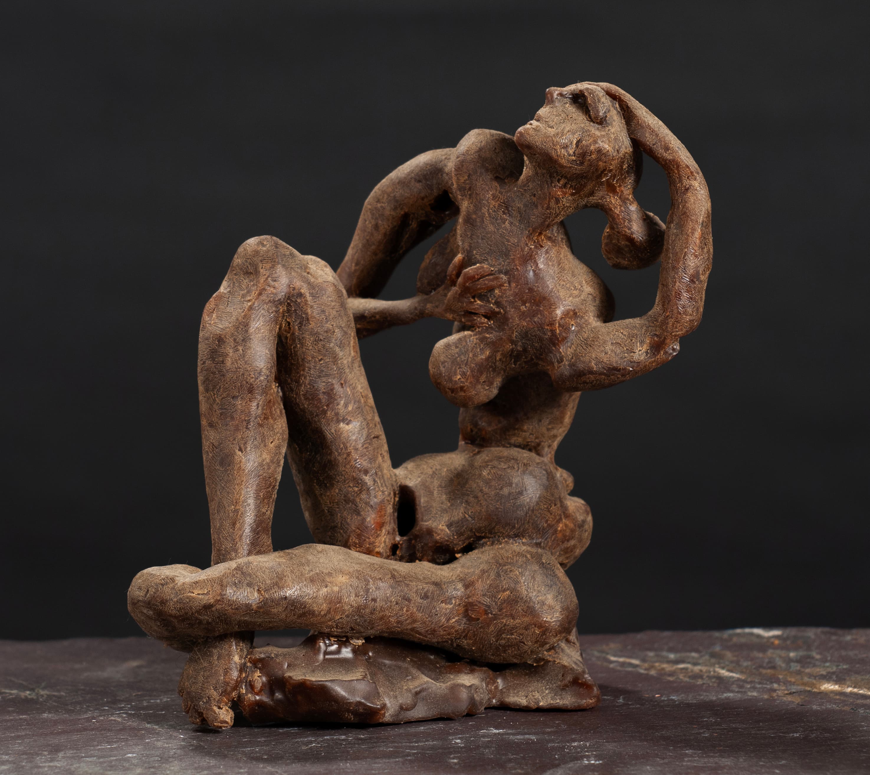 Art with the title "Reclining Woman Wax".