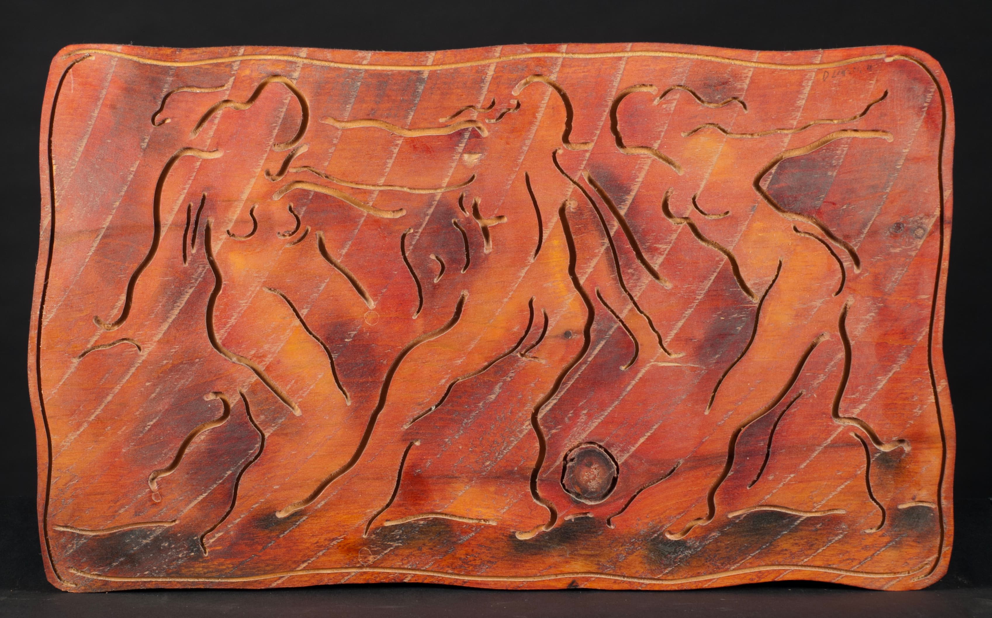 Art with the title "Three Dancers".