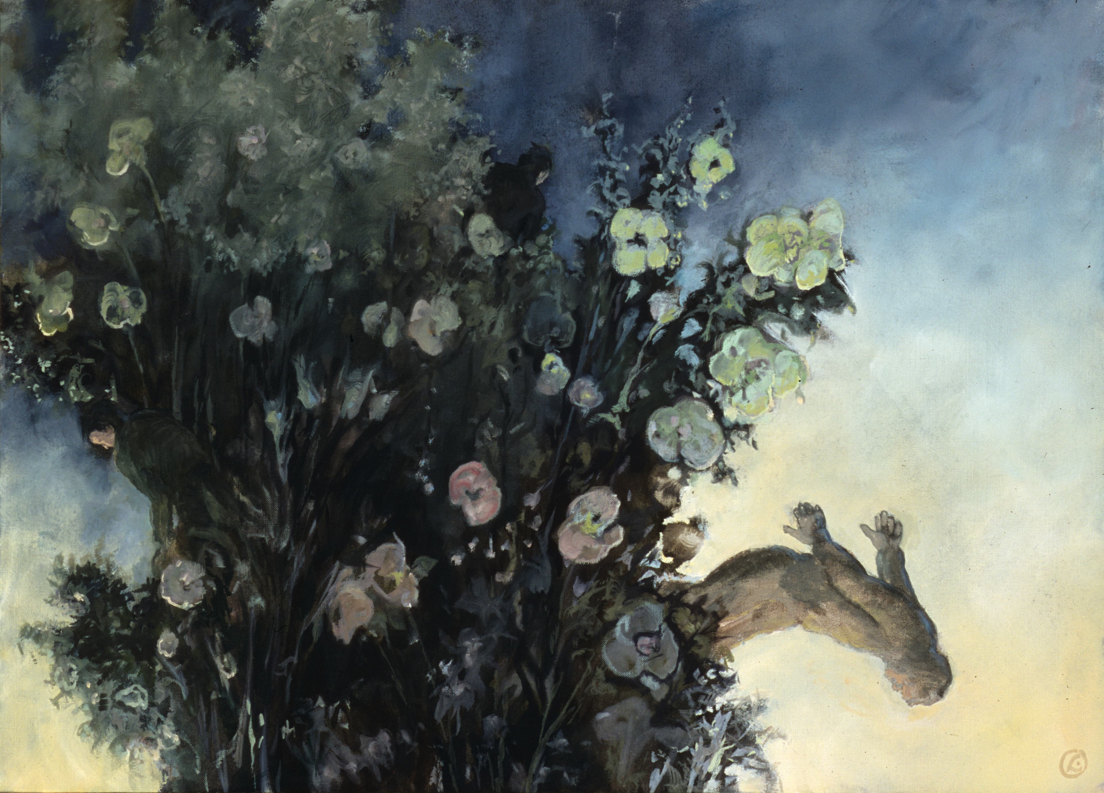 Art with the title "A Fall from Grace".