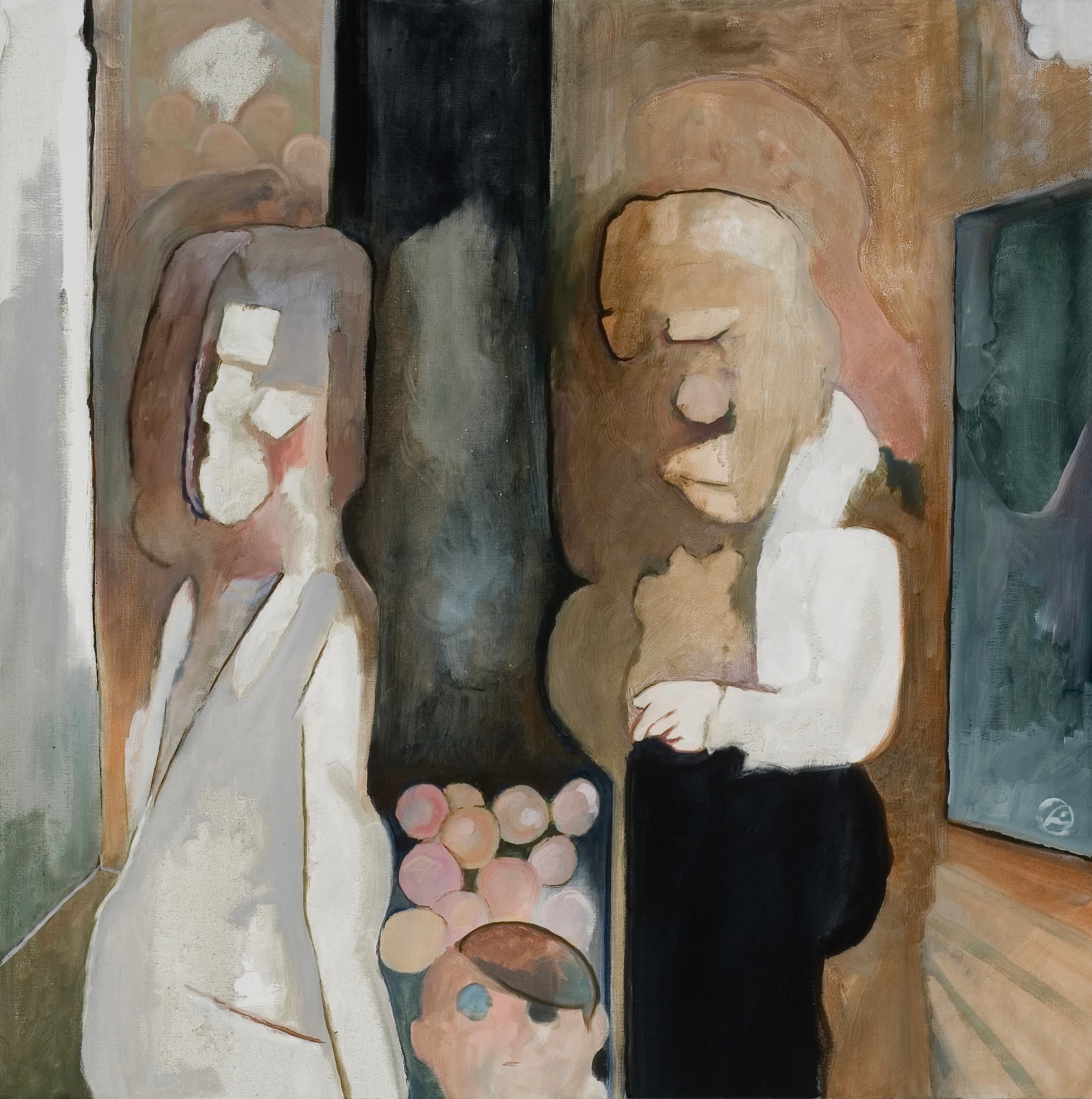 Art with the title "Couple with Child".