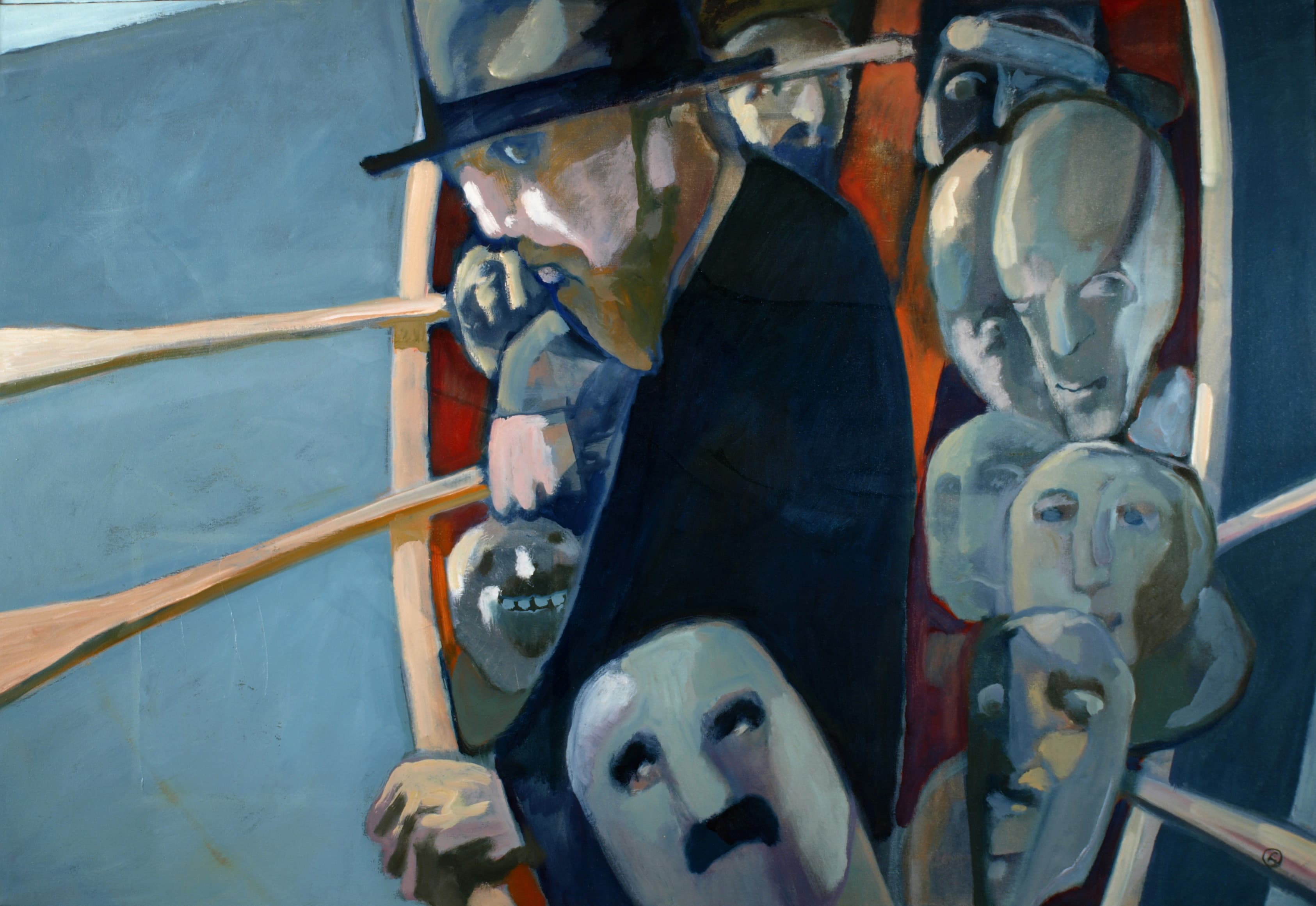 Art with the title "Open Boat".