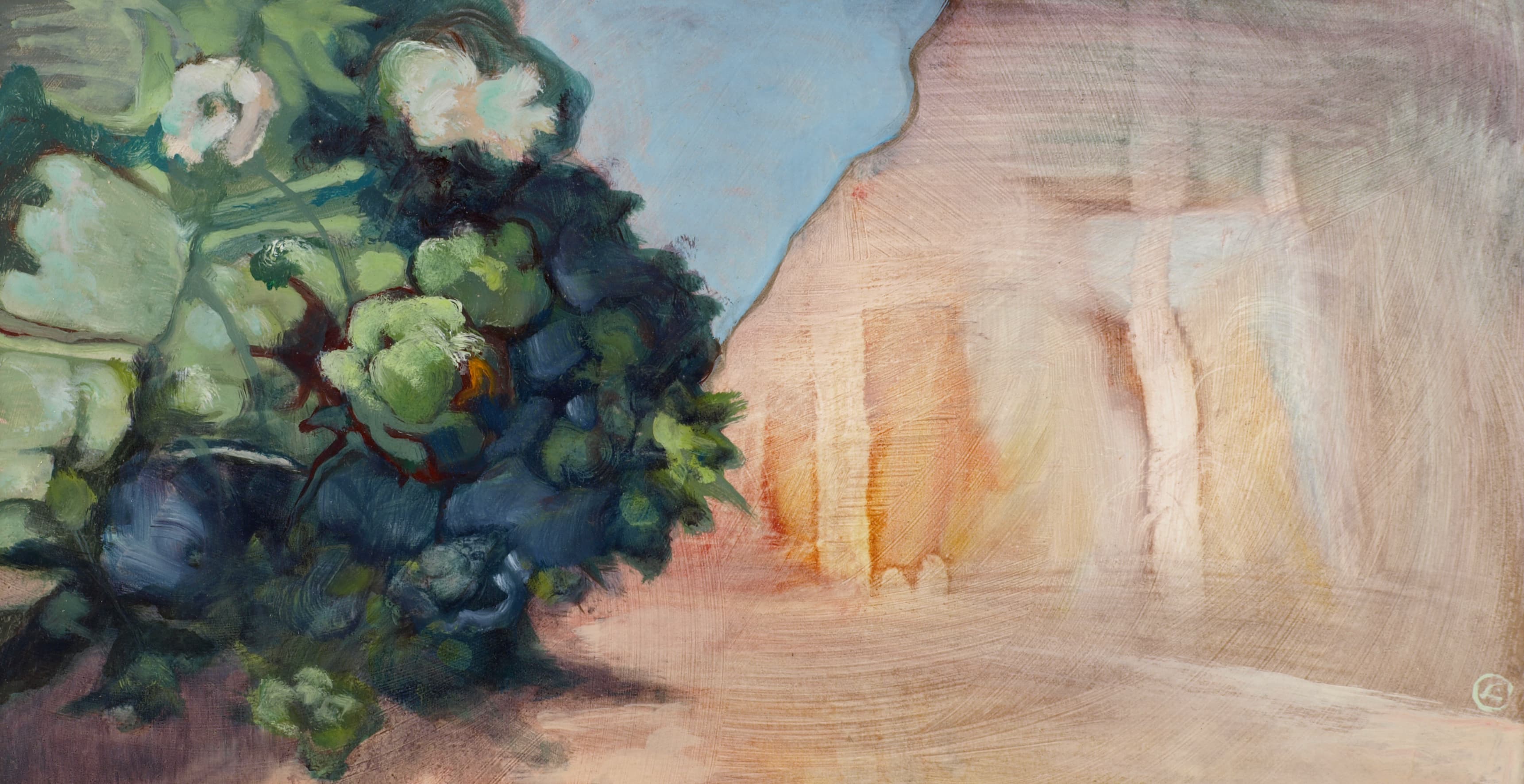 Art with the title "Small Landscape".