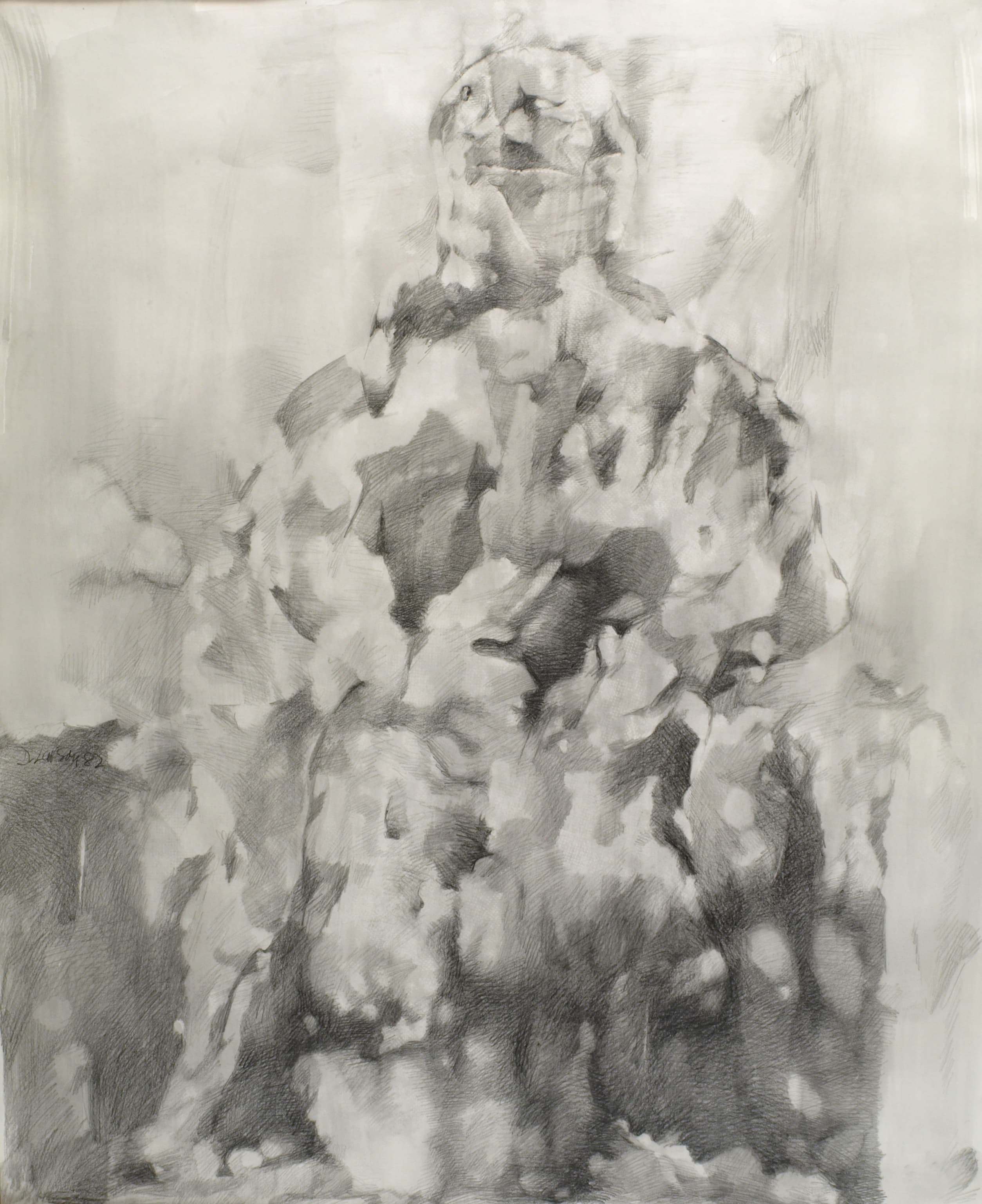 Art with the title "Fragmented Figure".