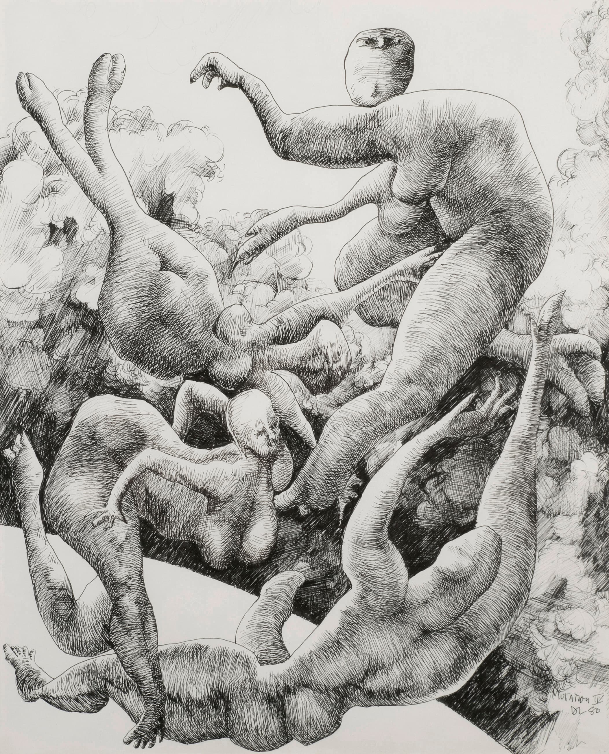 Art with the title "Mutation 4, or 'Mutation of War'".