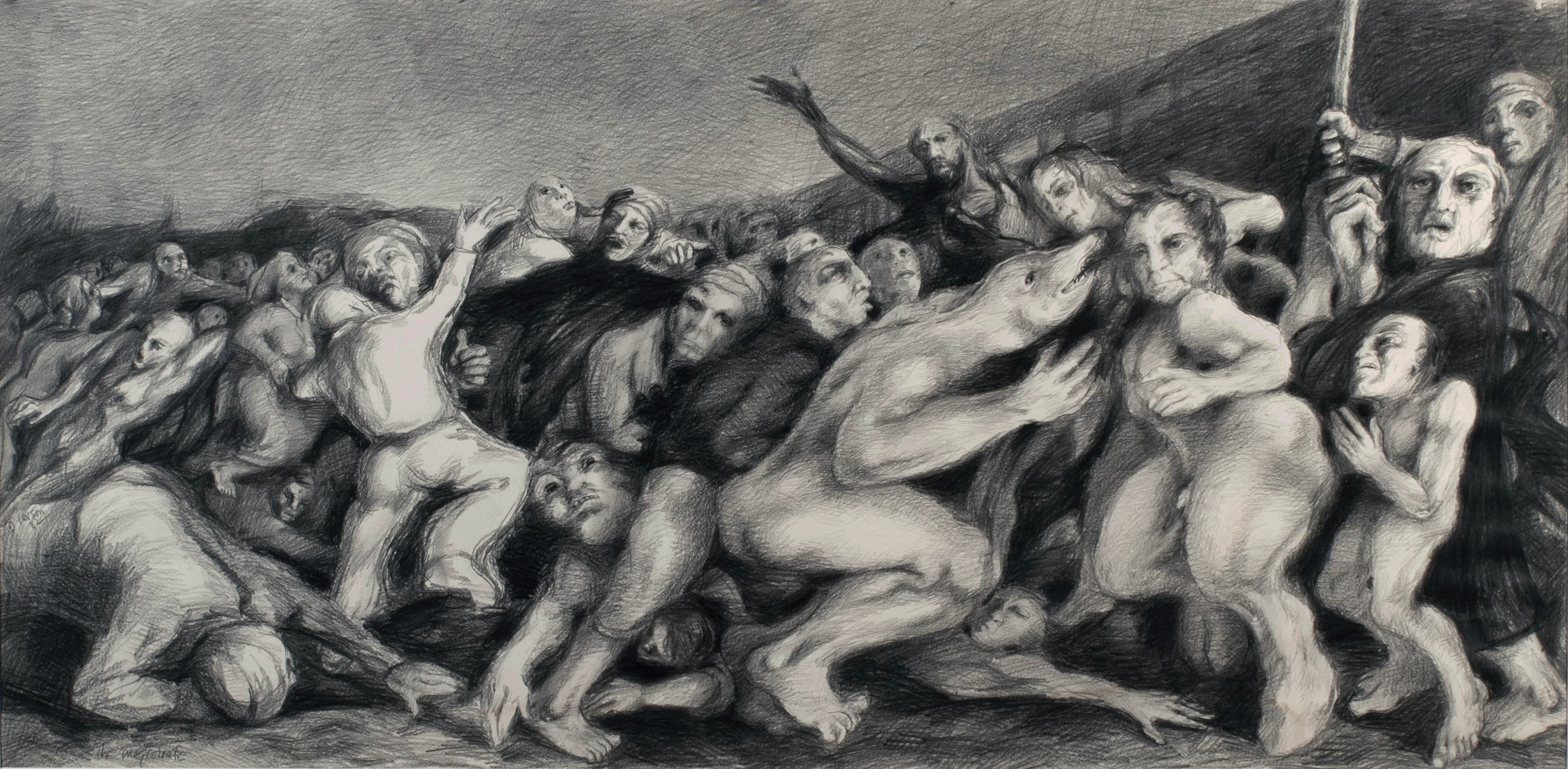 Art with the title "The Magistrate".