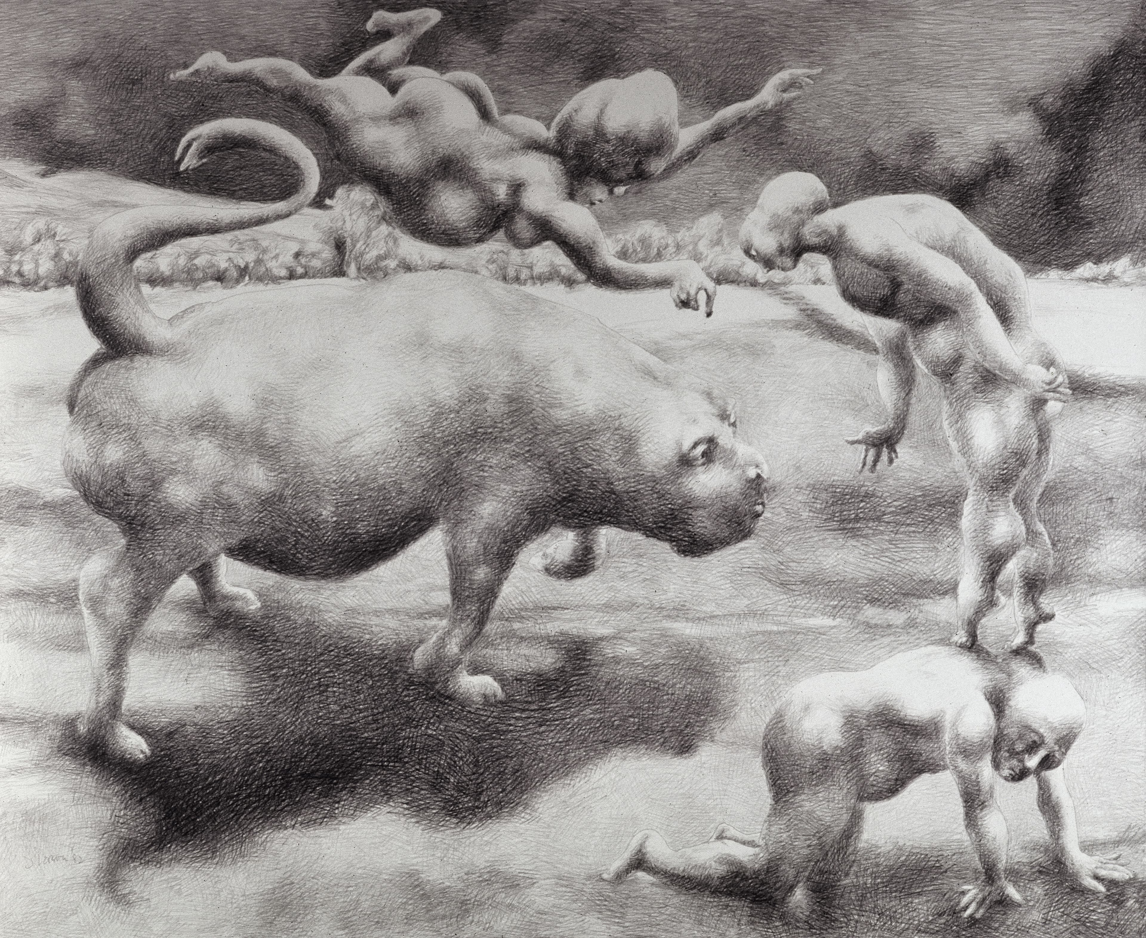 Art with the title "Dog Dance".