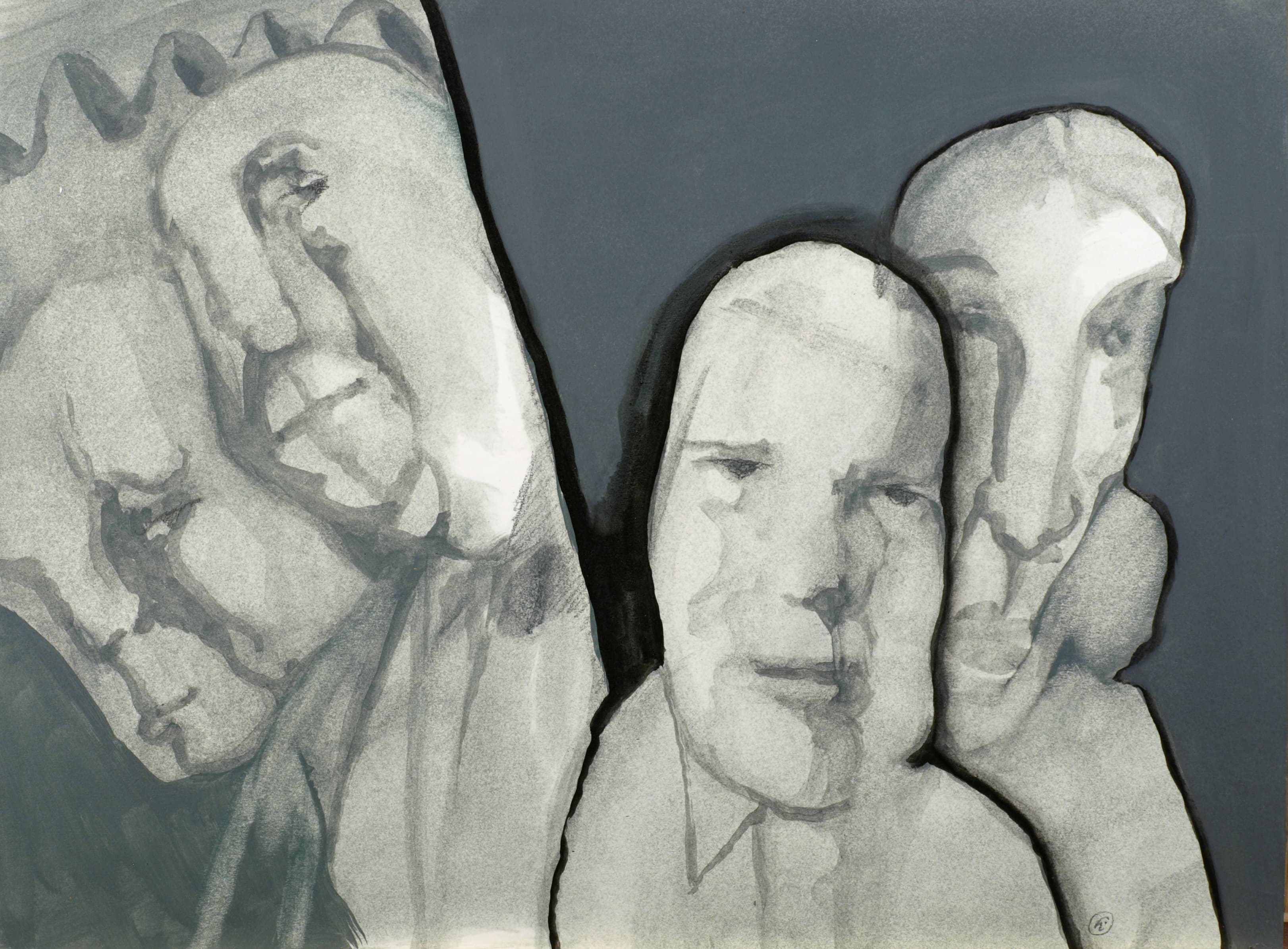 Art with the title "Two Couples".