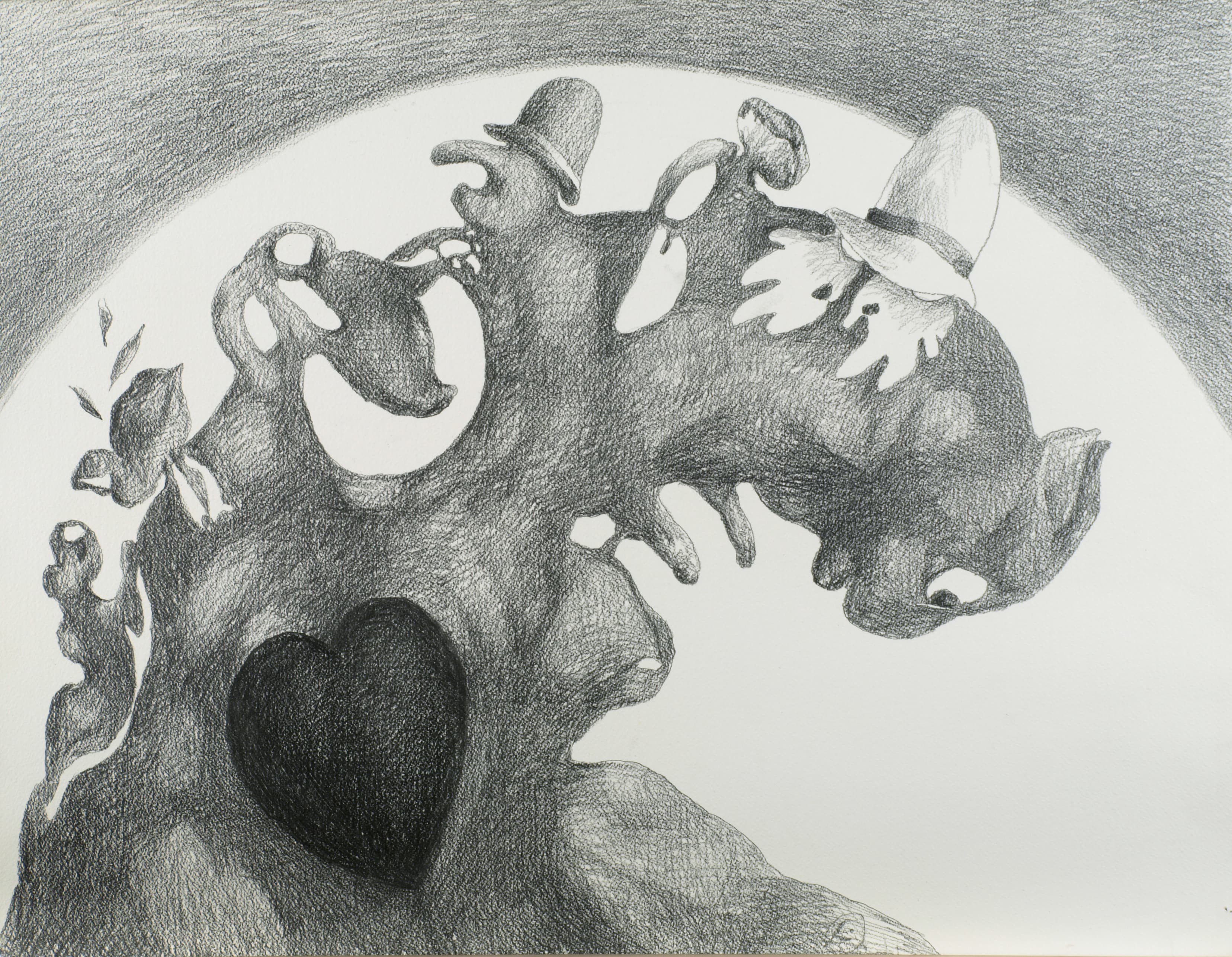 Art with the title "Dark Heart".