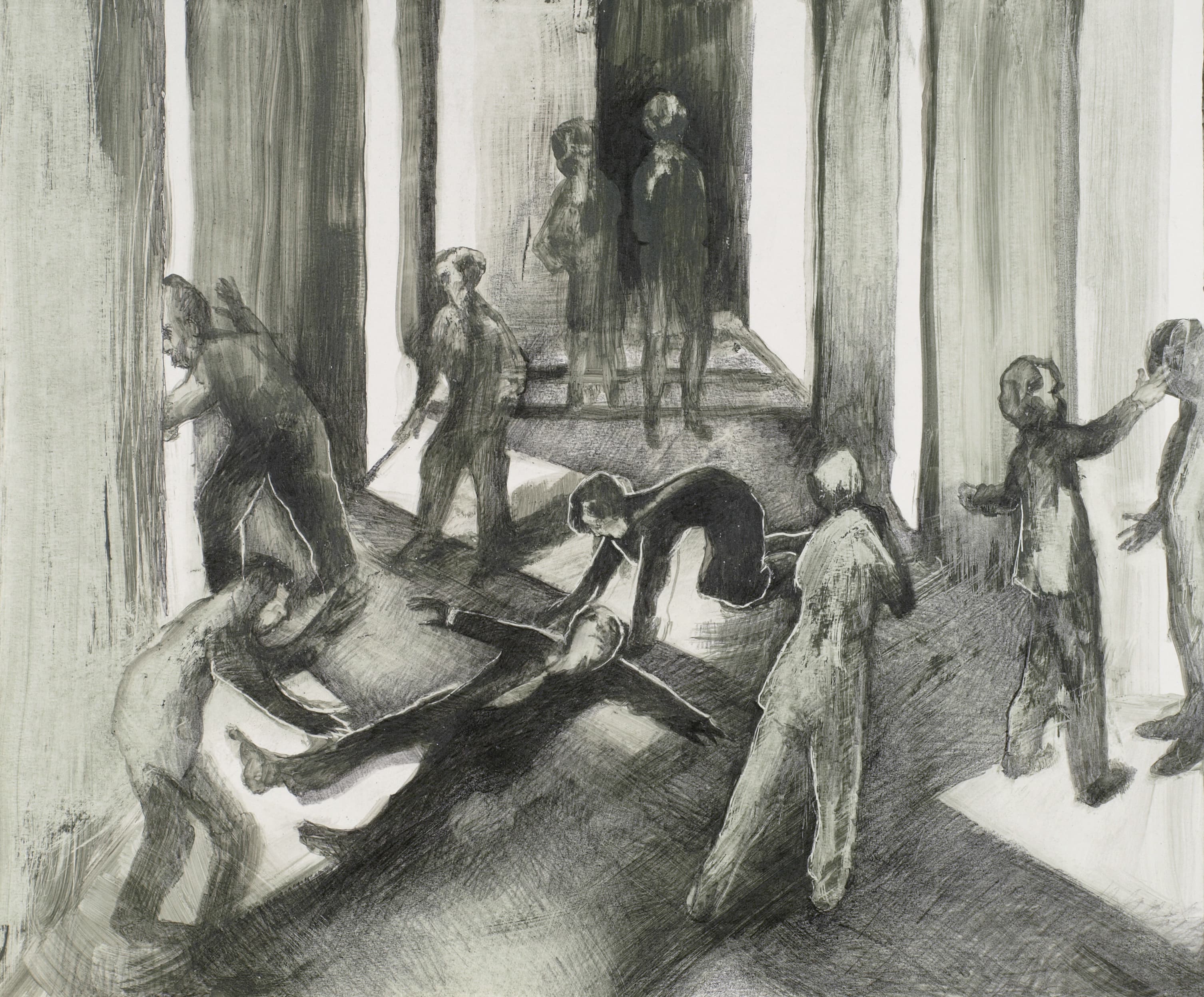 Art with the title "Study for 'Unforseen'".