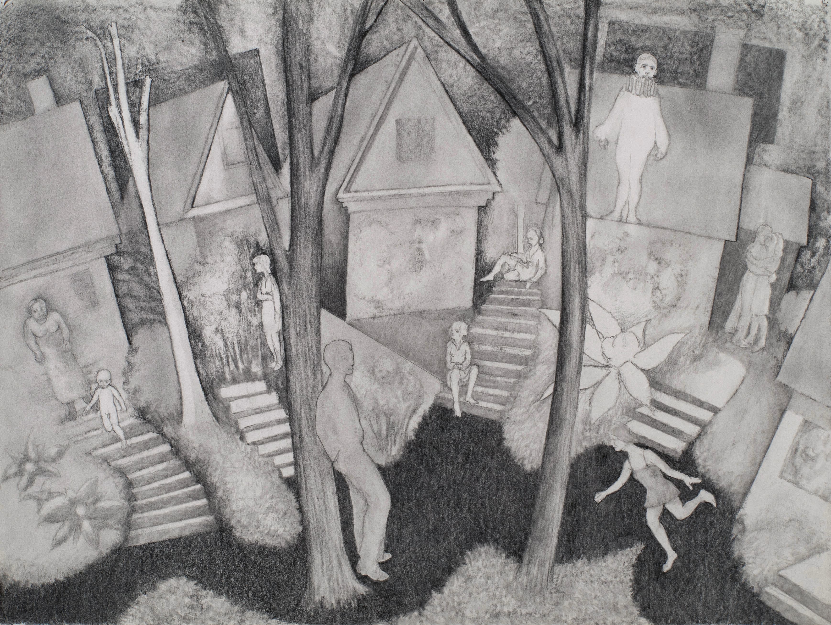 Art with the title "Neighborhood Study I".