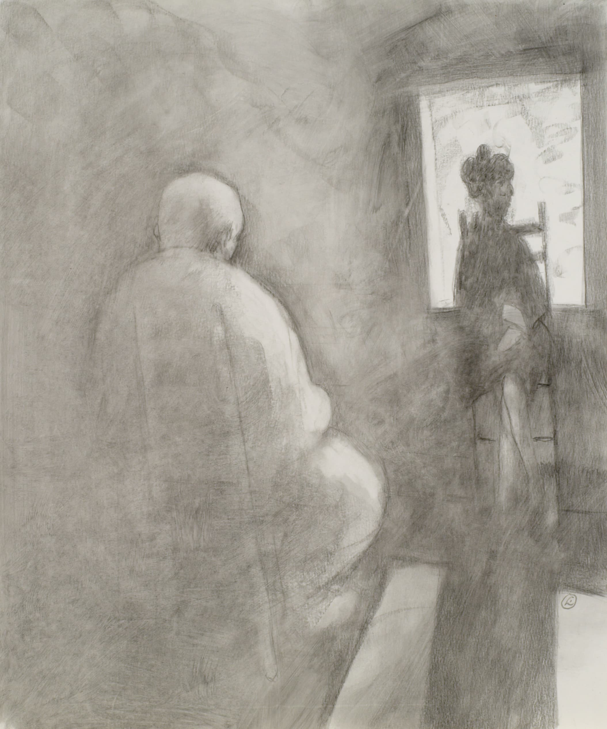 Art with the title "Study for Empty Room".