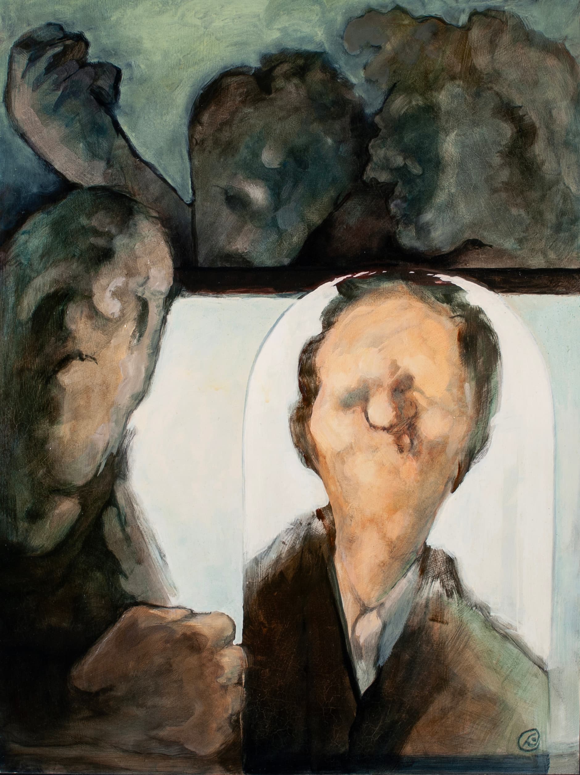 Art with the title "Cage of Assumptions".