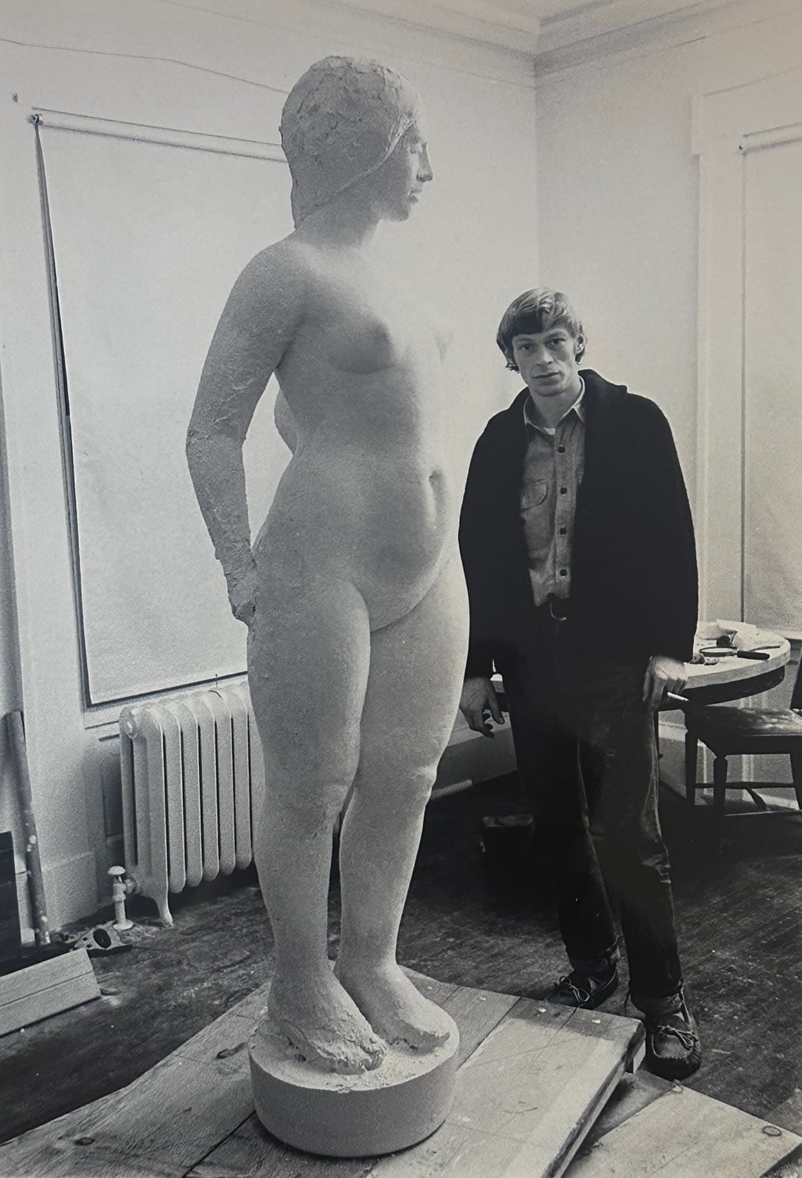 David with Large Standing Nude in Ossining
