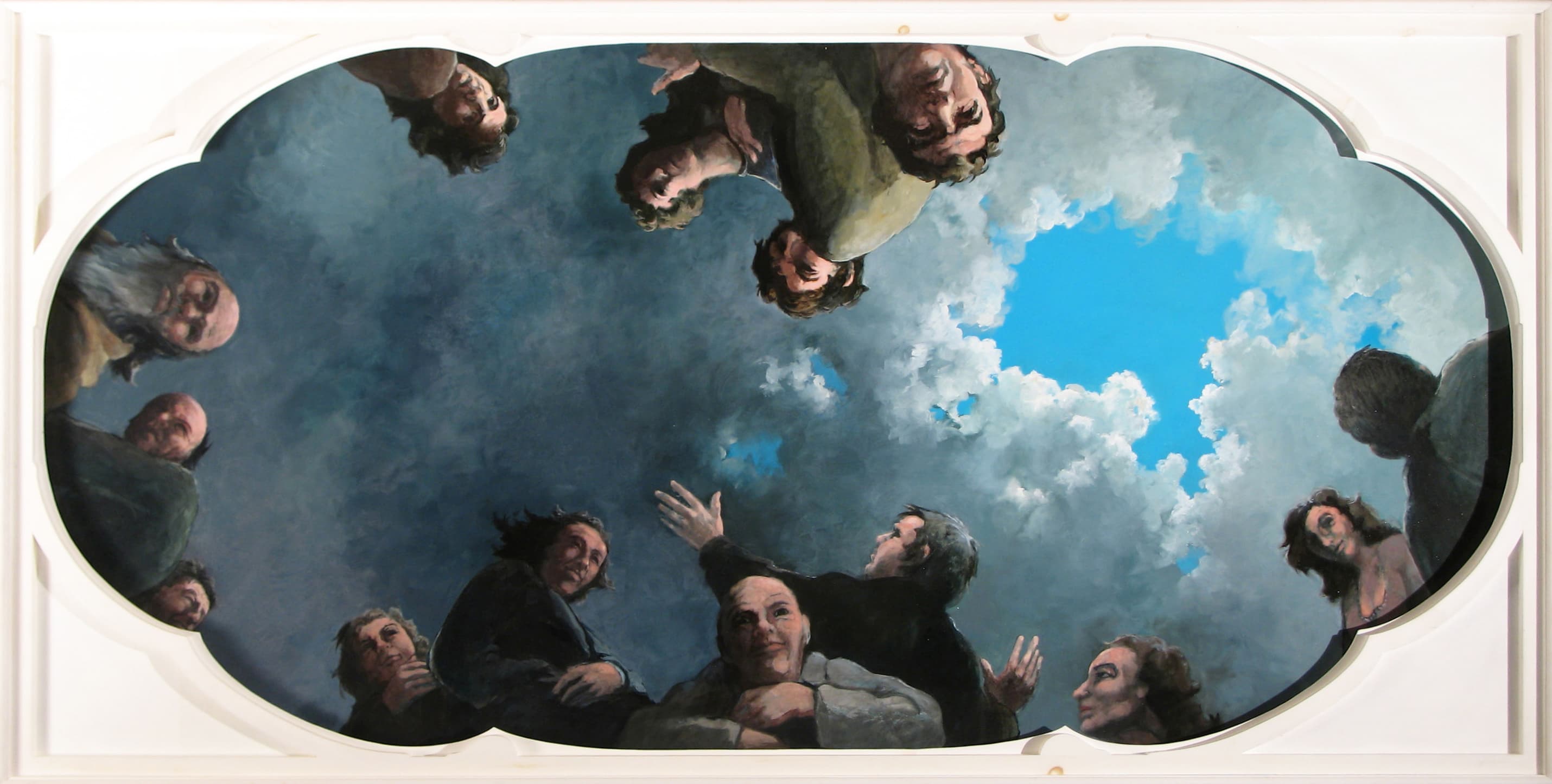 Art with the title "Heaven - Ceiling Painting".