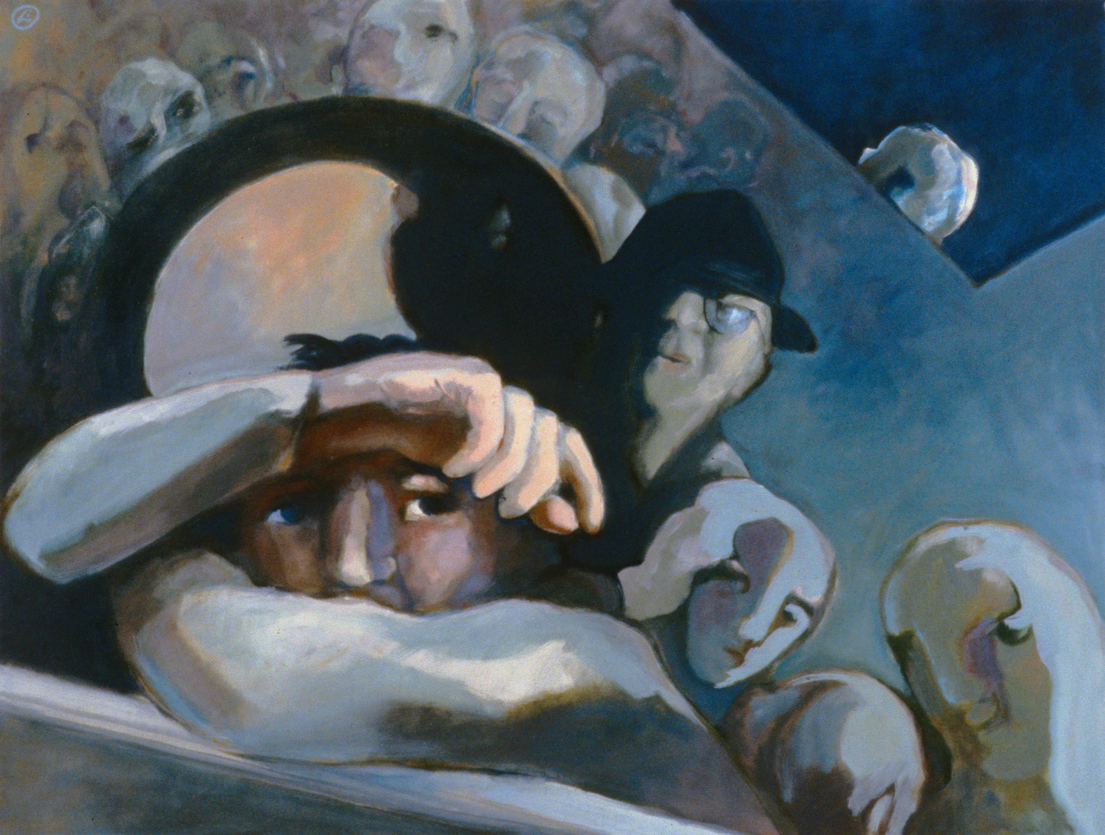 Art with the title "In the Park, the Past".