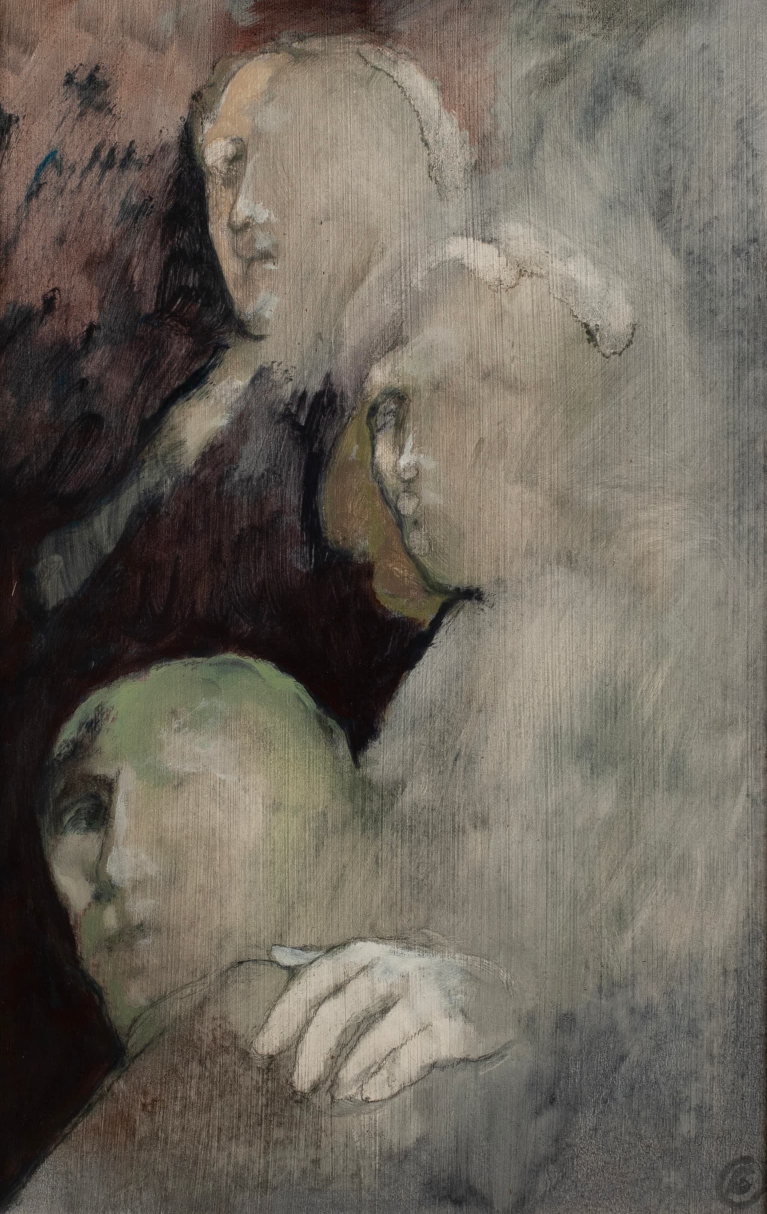 Art with the title "Psychic Portrait - Family Group".