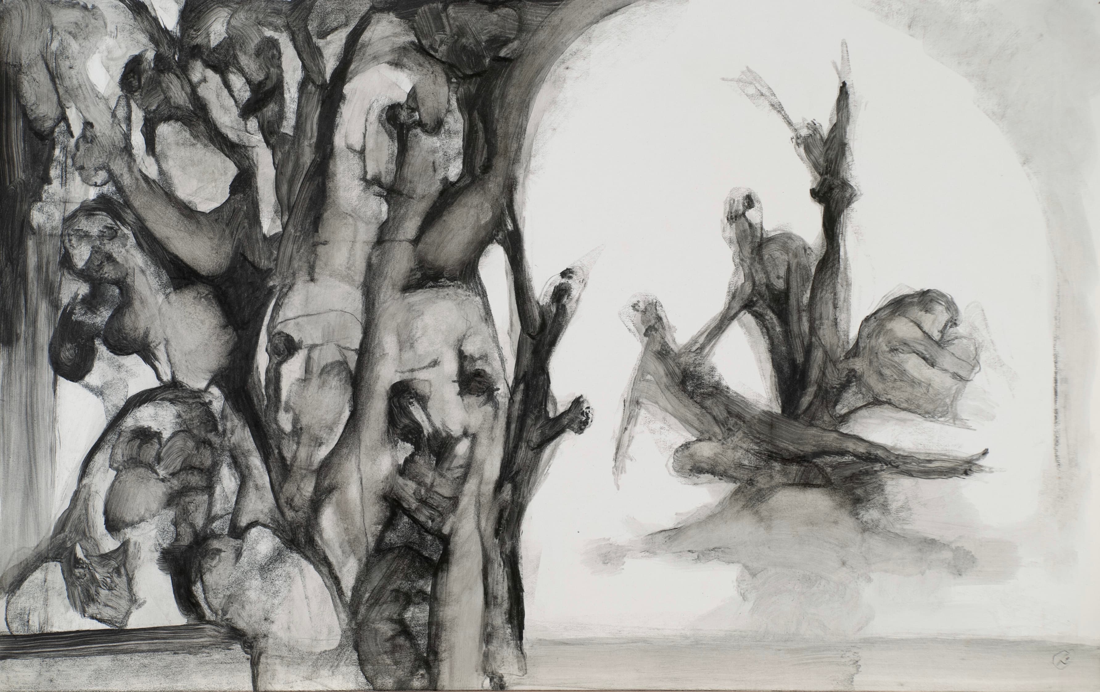 Art with the title "Asylum Study I".