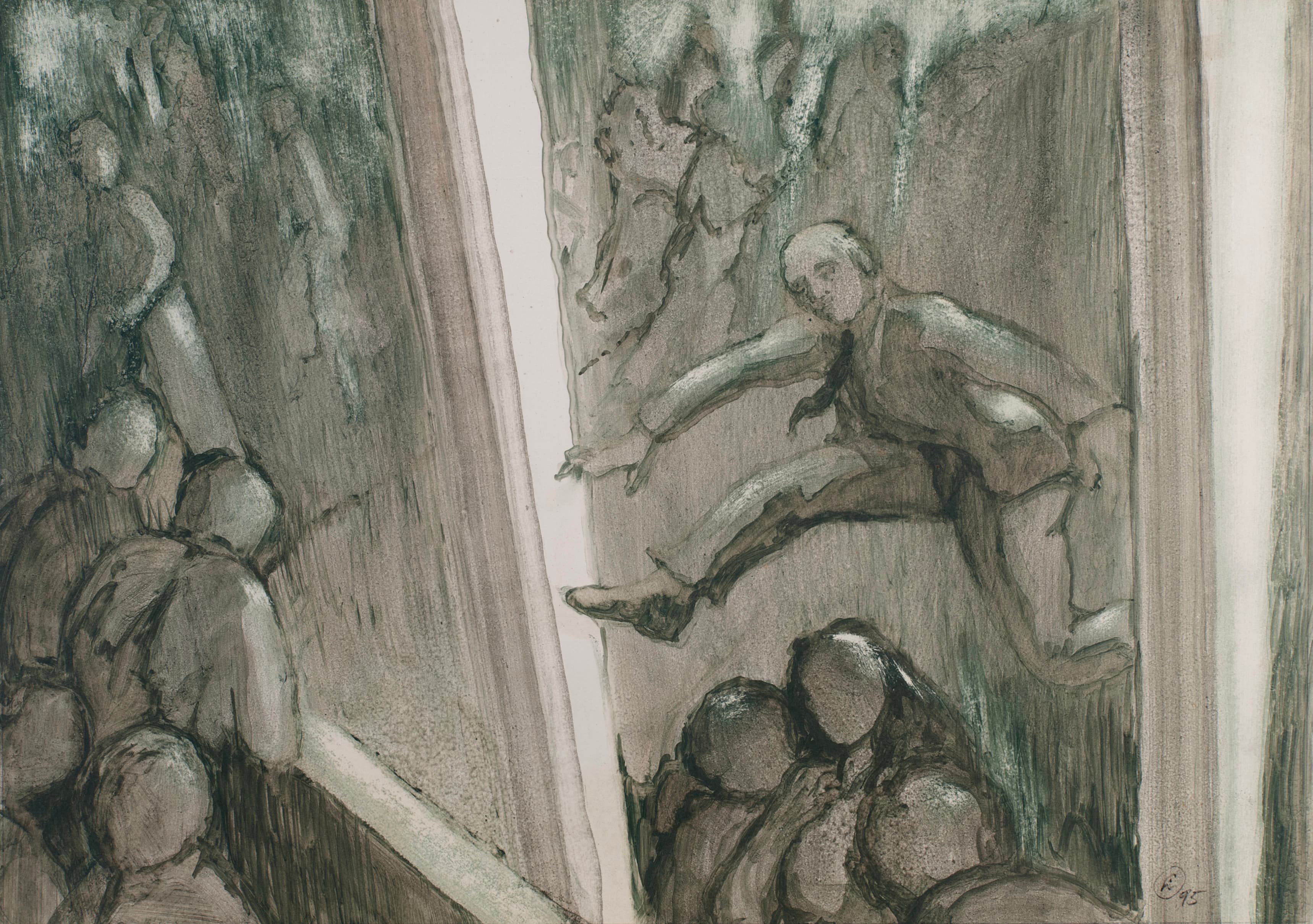 Art with the title "Dashing Man".