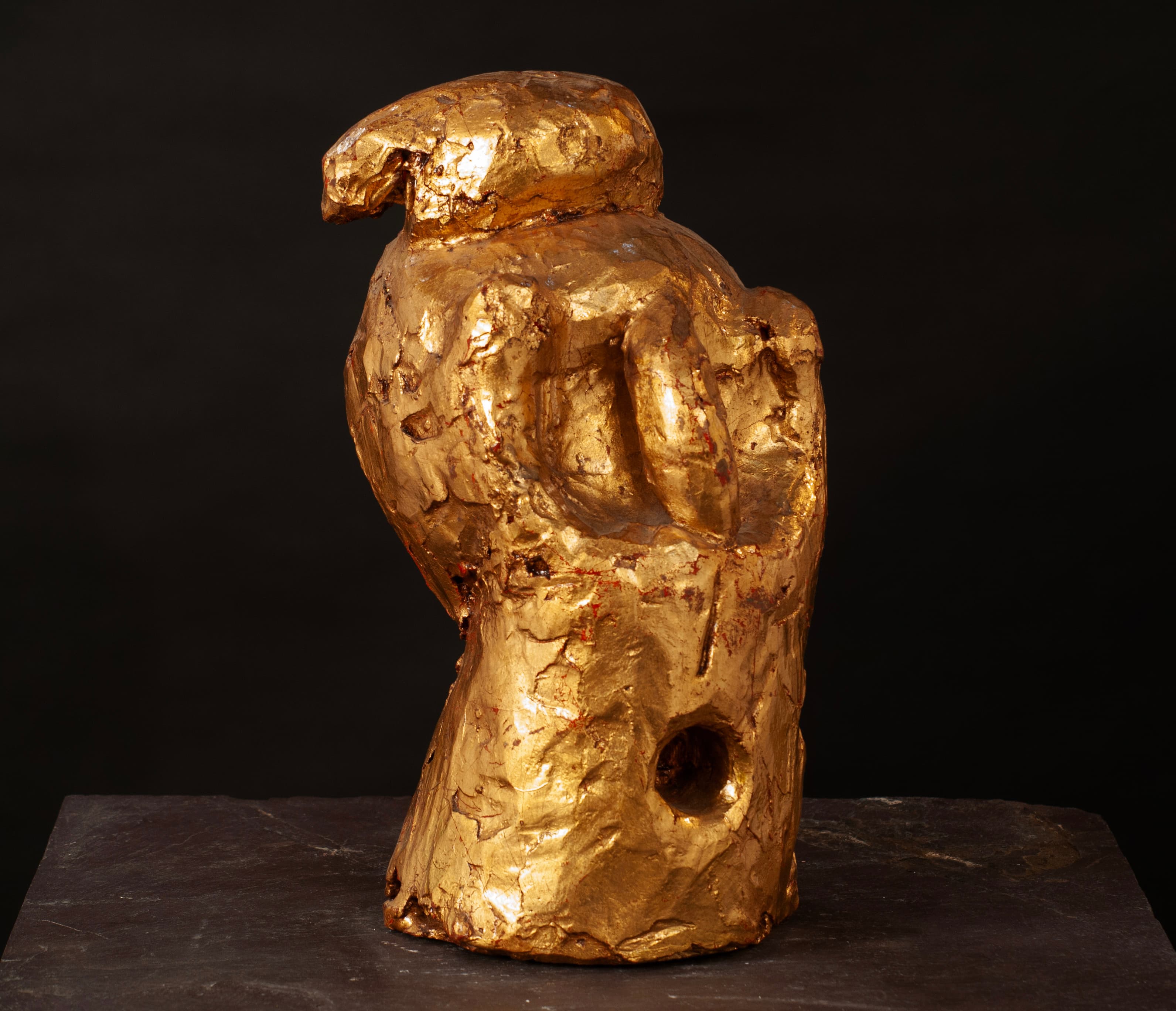 Art with the title "Head with Round Mouth".