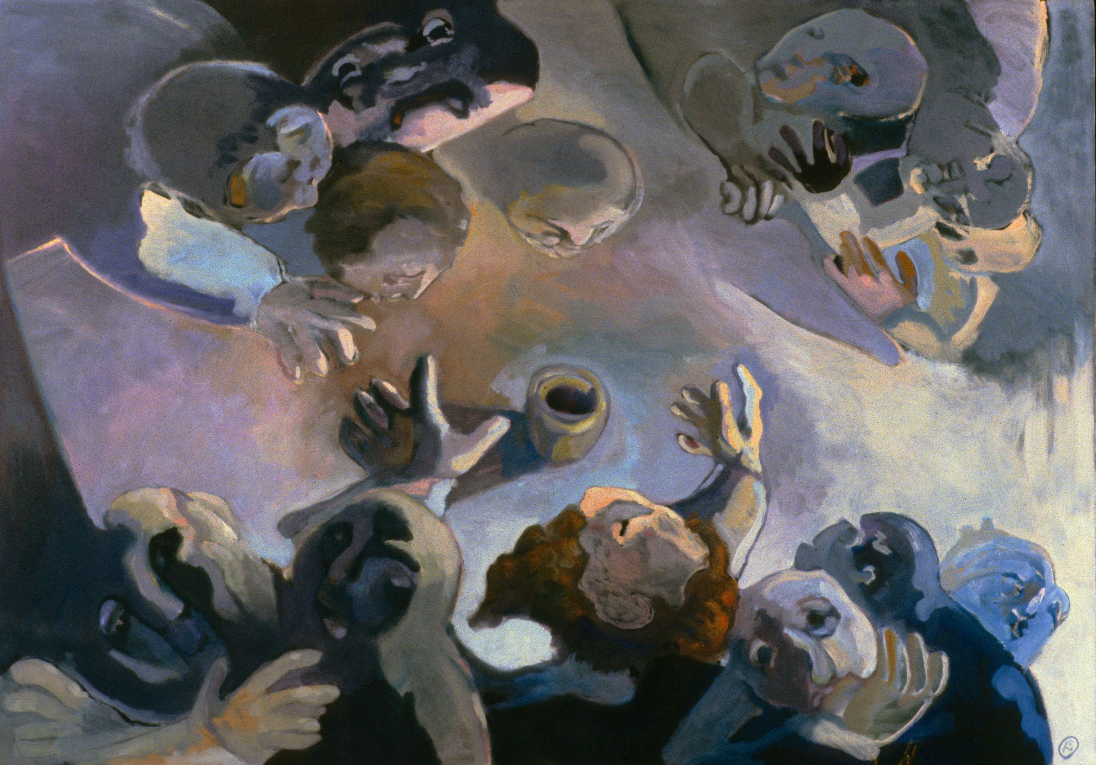 Art with the title "Last Supper, Red Head".