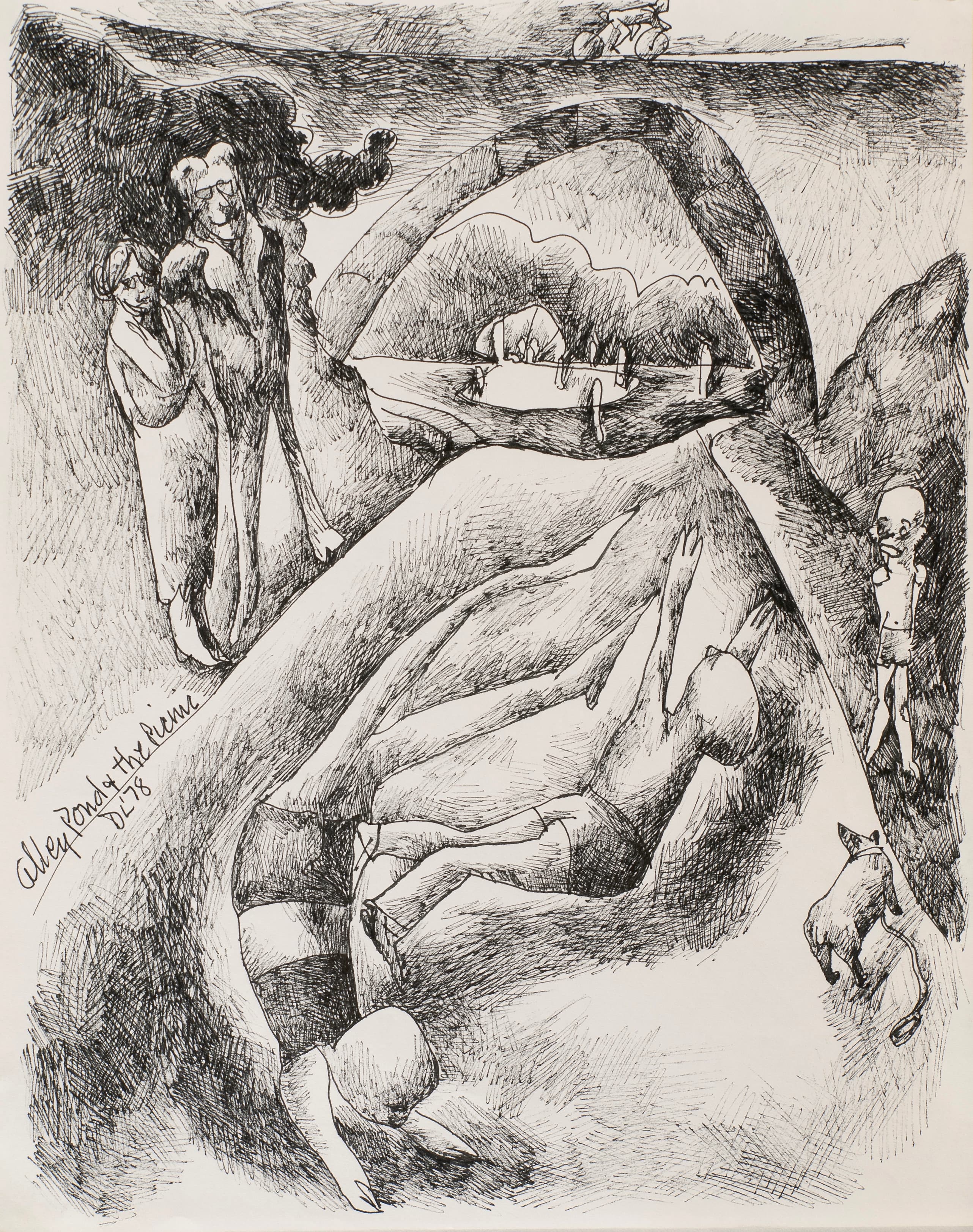 Art with the title "Alley Pond & The Picnic (small)".