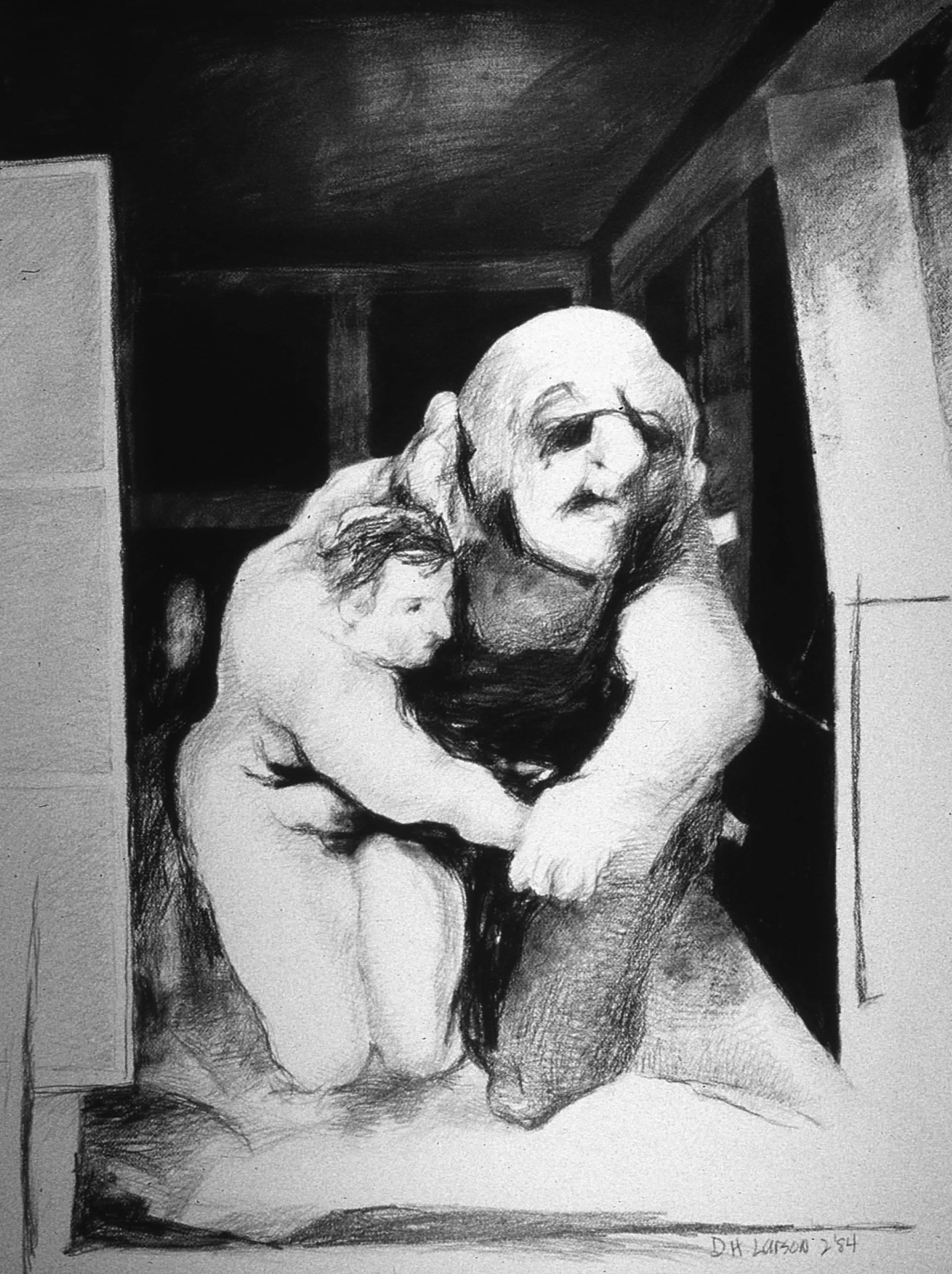 Art with the title "Study After Velasquez".