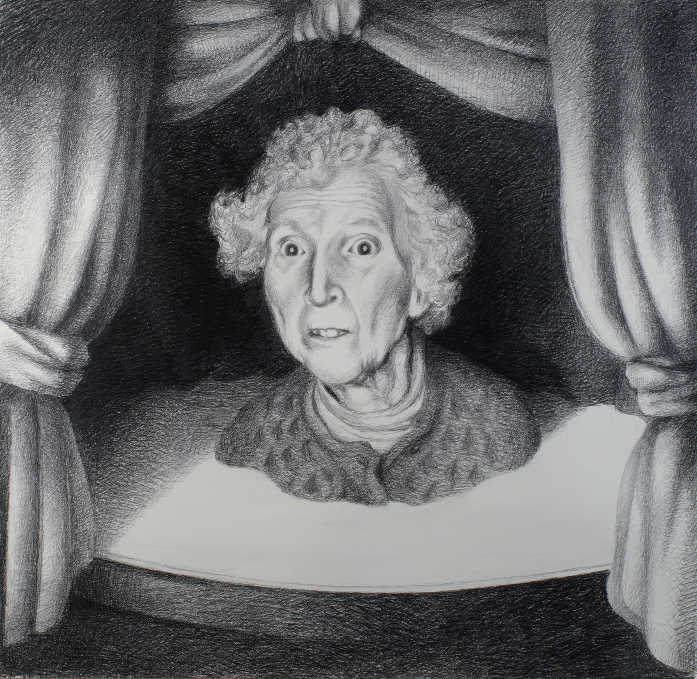 Art with the title "Final Curtain".