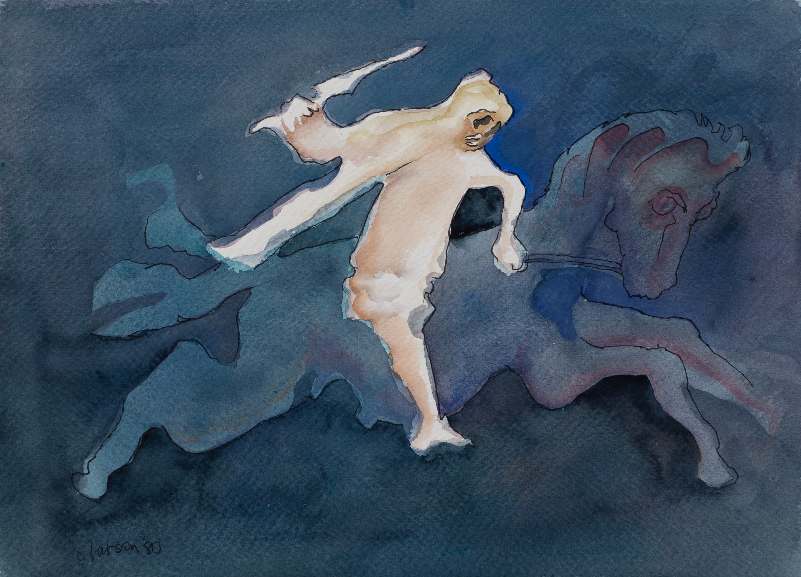 Art with the title "Night Rider".