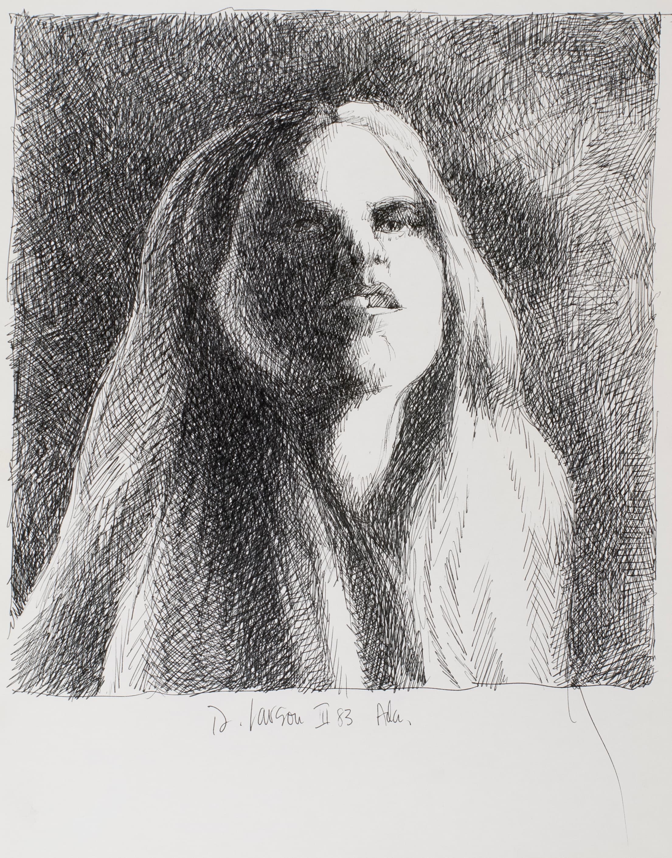 Art with the title "Portrait of Ada".