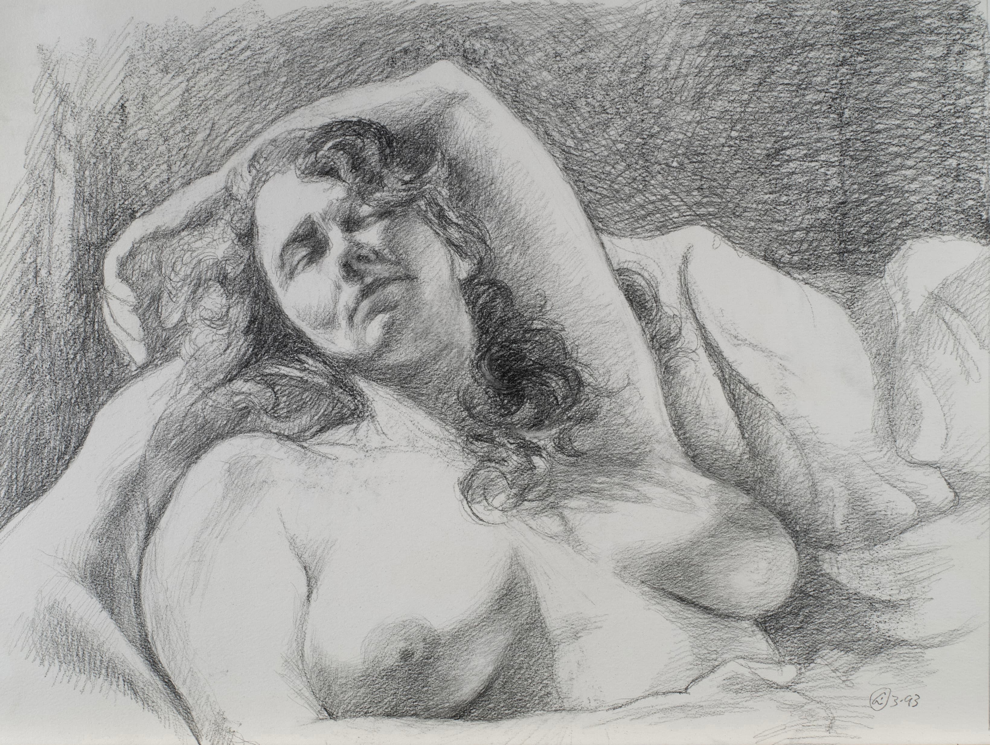 Art with the title "Women, Relaxed".