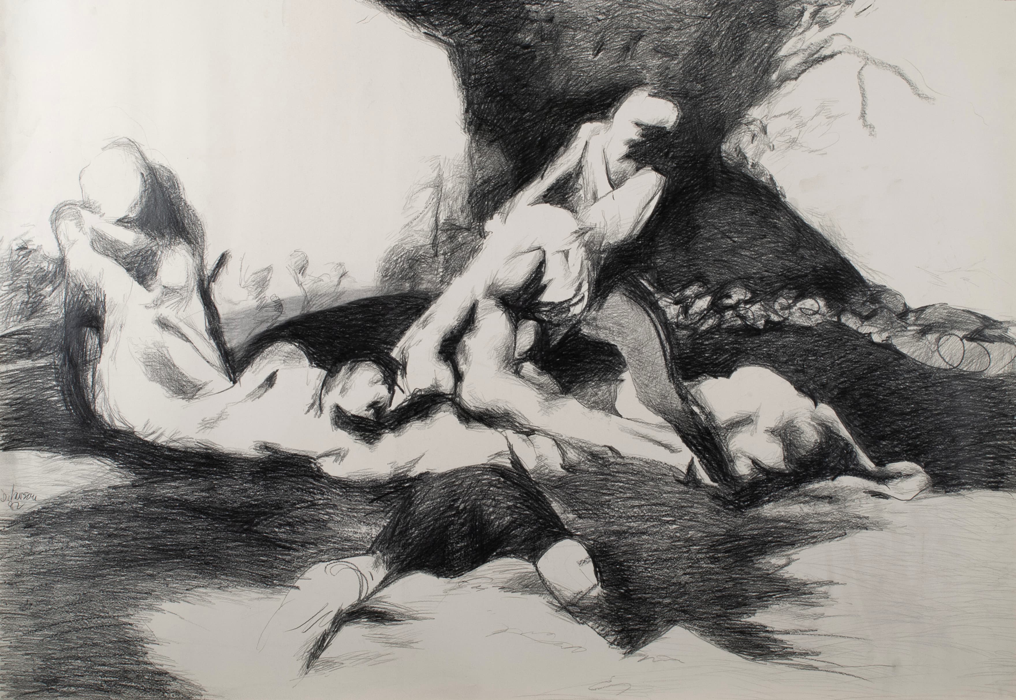 Art with the title "After Goya's 'Se Aprovechan'".