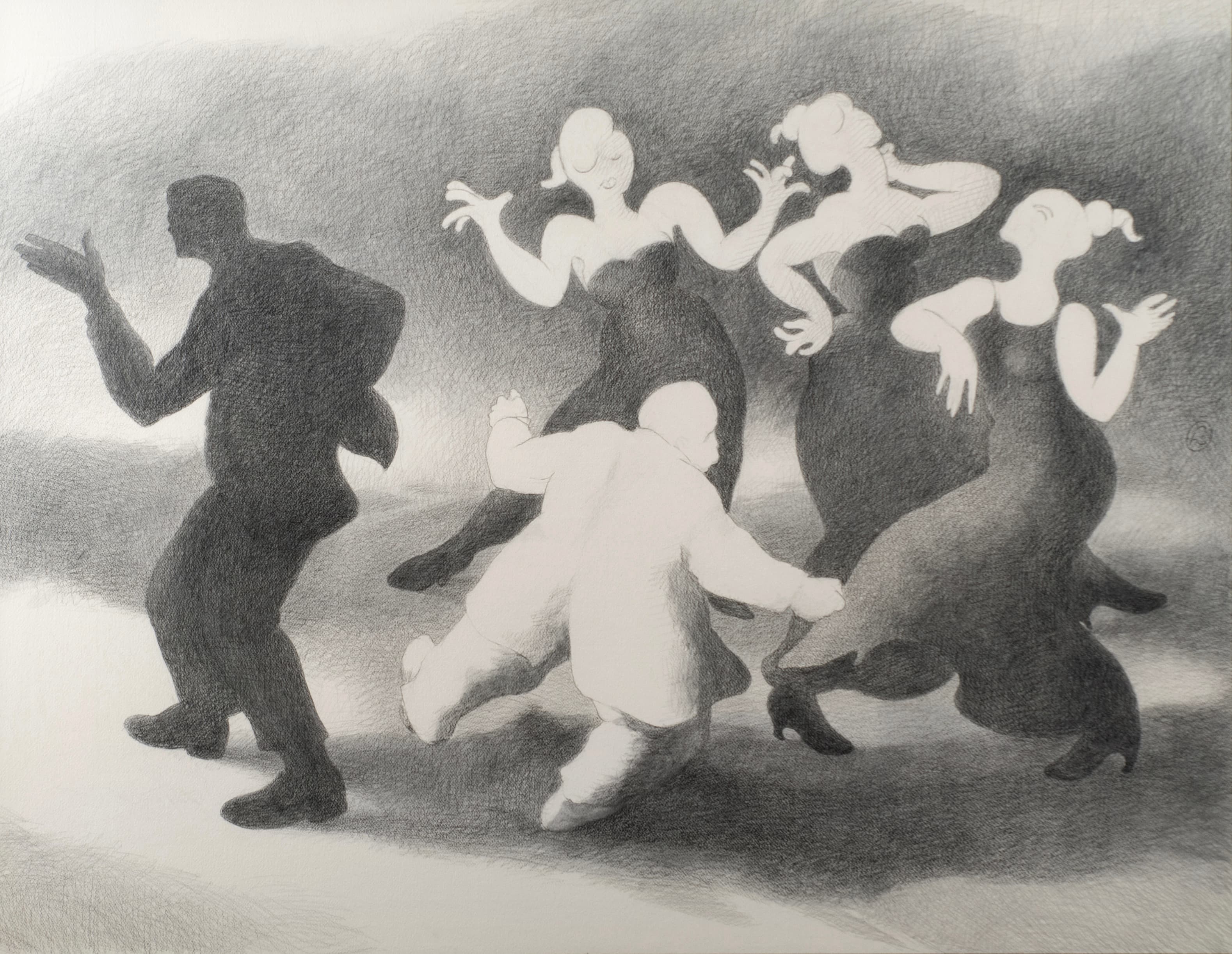 Art with the title "Dance after Goya II".