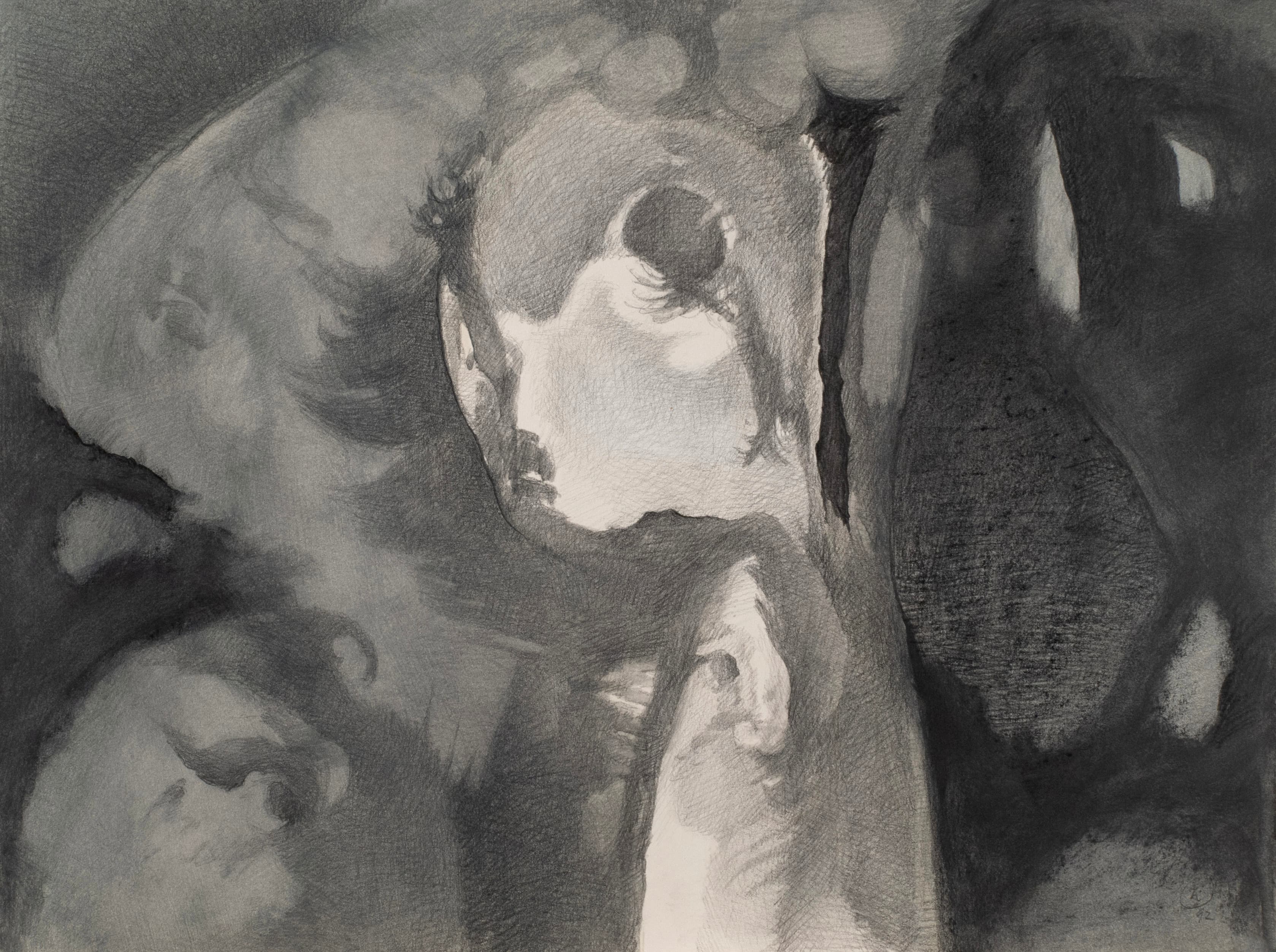 Art with the title "Strong Face Center".