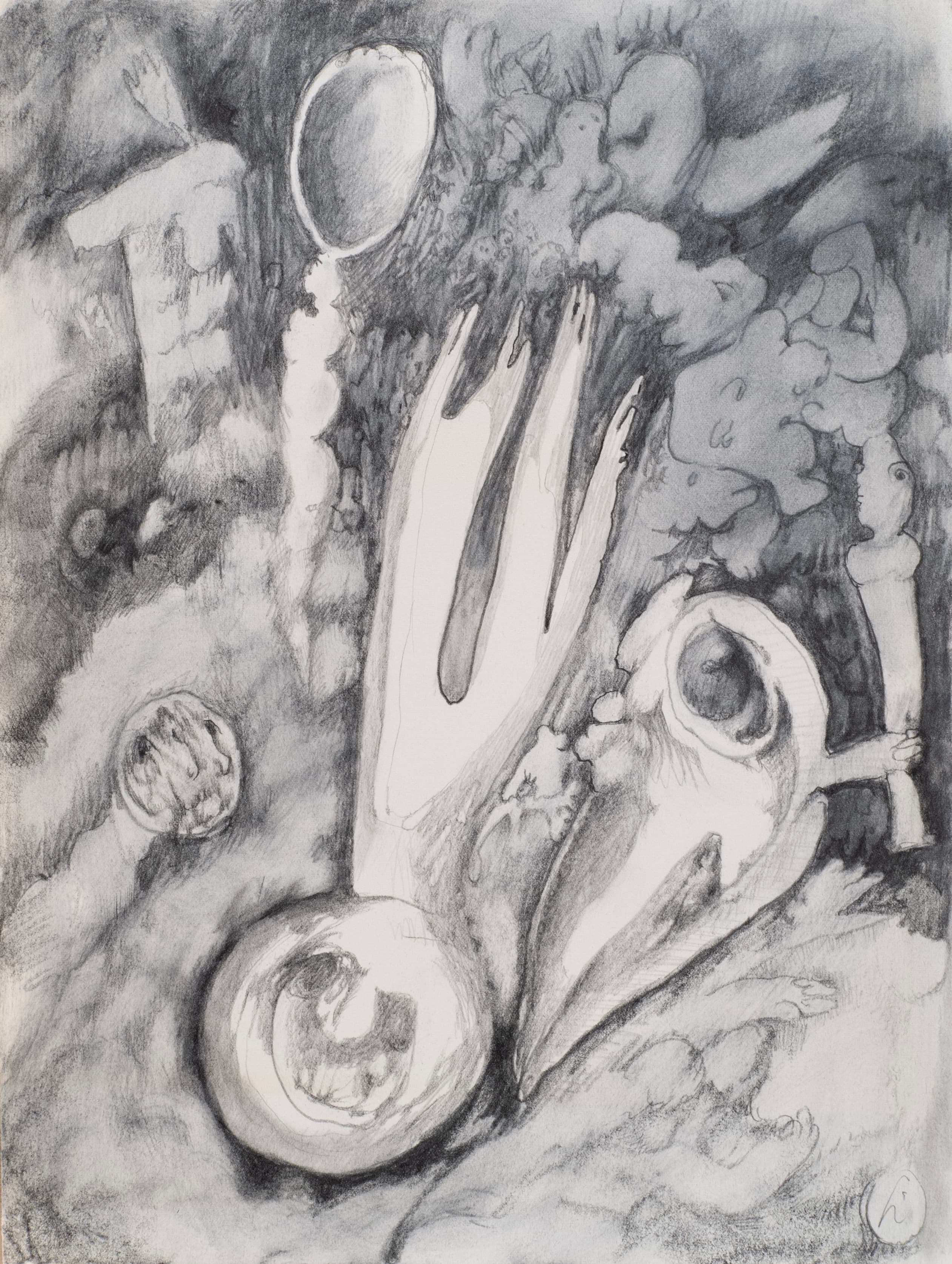 Art with the title "Fairy Tale Study with Spoon".