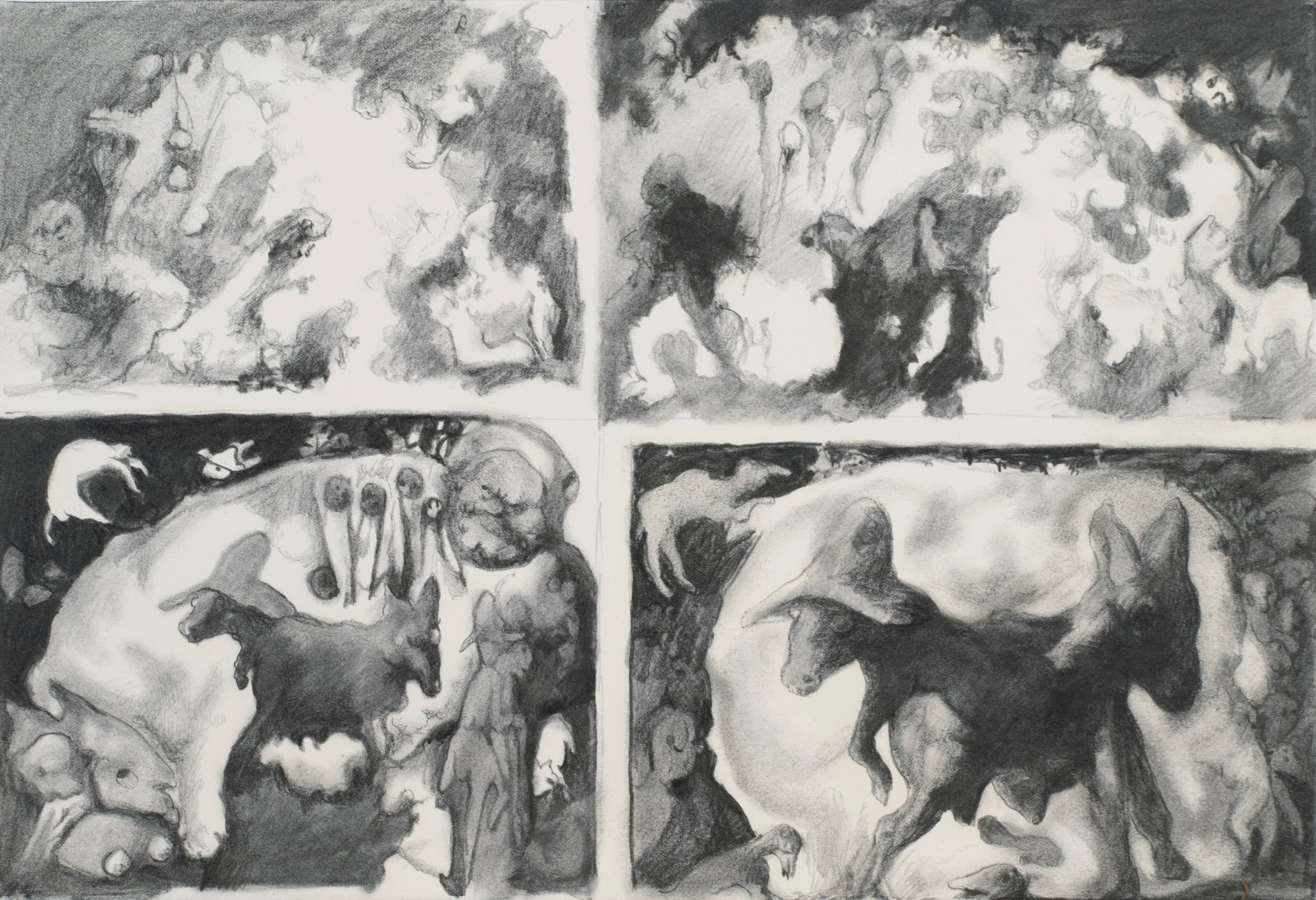 Art with the title "Fairy Tale Four Panels".