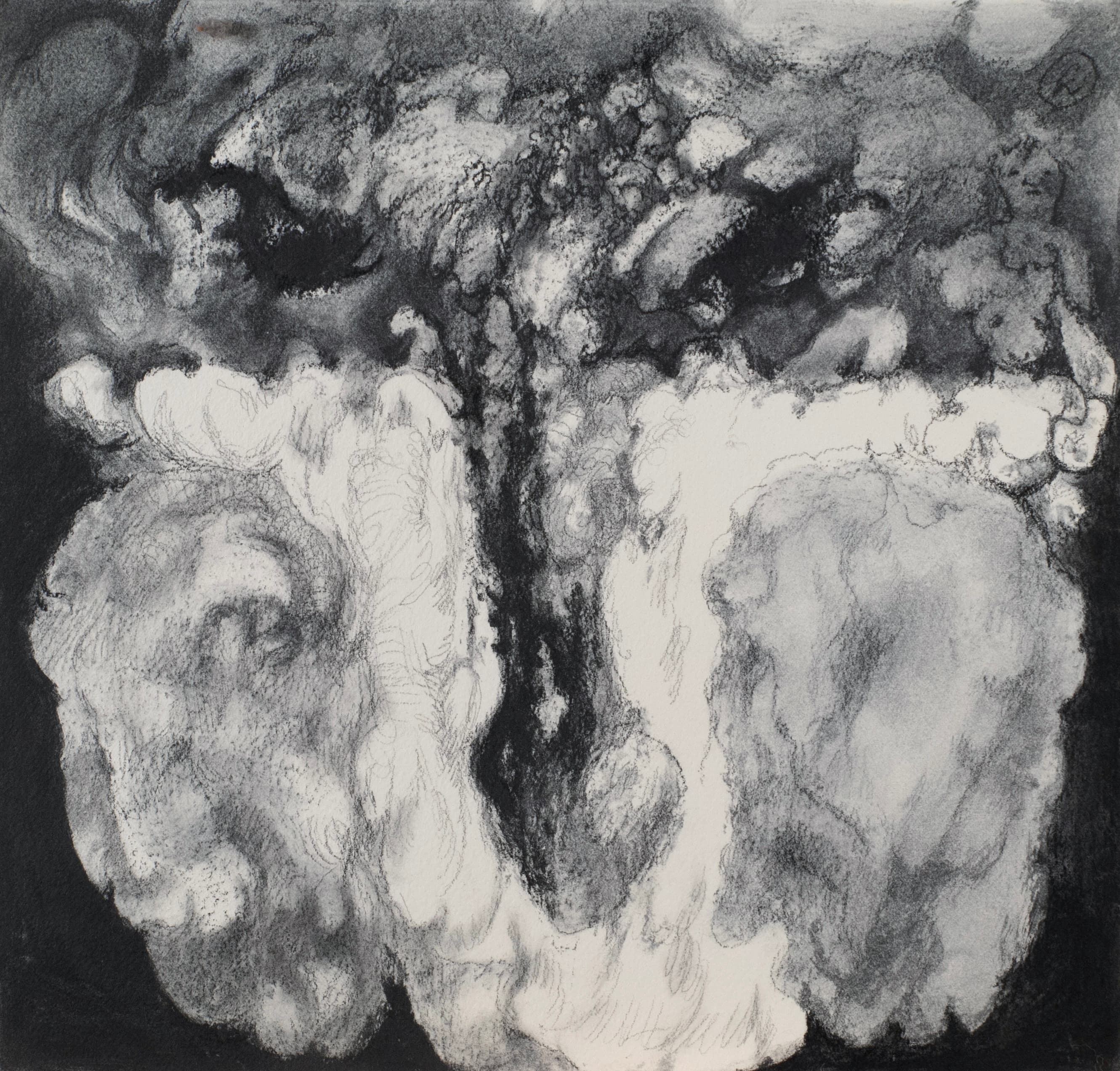 Art with the title "Fairy Tale - Two Heads under Tumult".