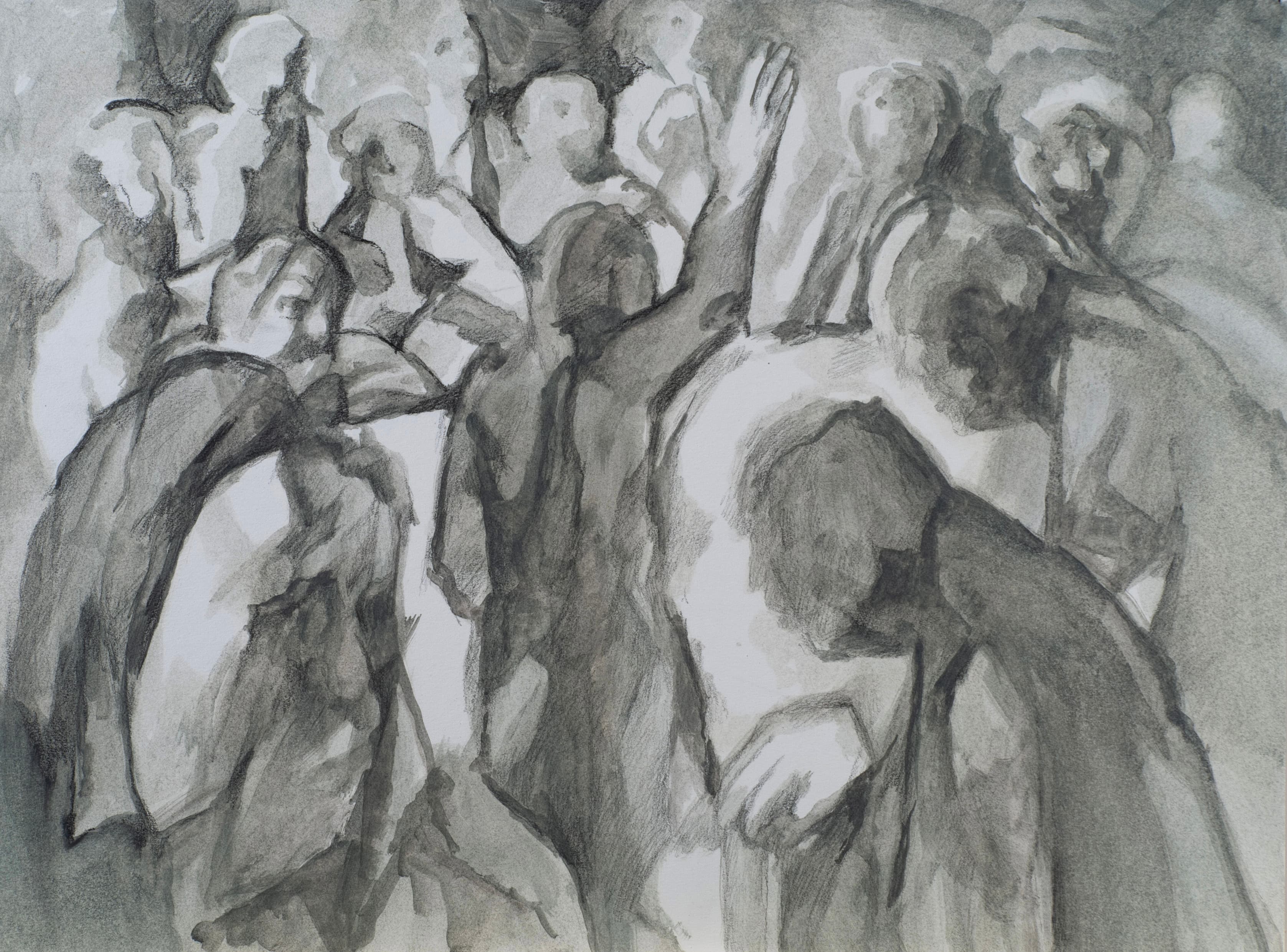 Art with the title "Study for The Conjuror".