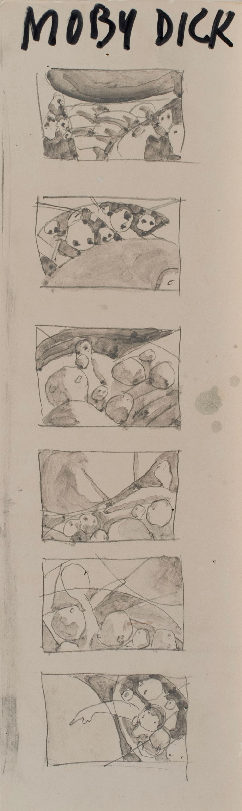 Art with the title "Moby Dick Sketch Ideas 2".