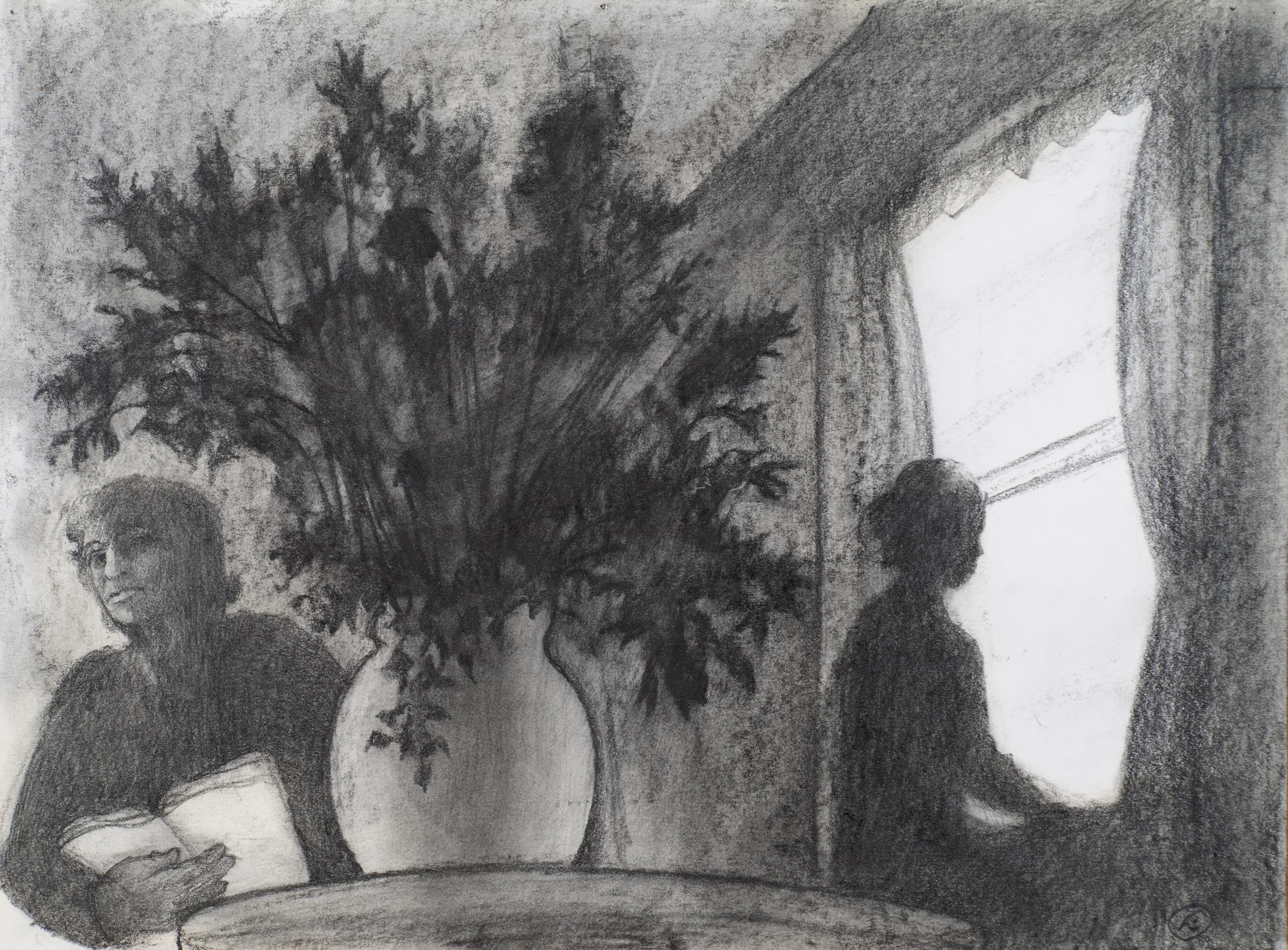 Art with the title "Alone Together Study".