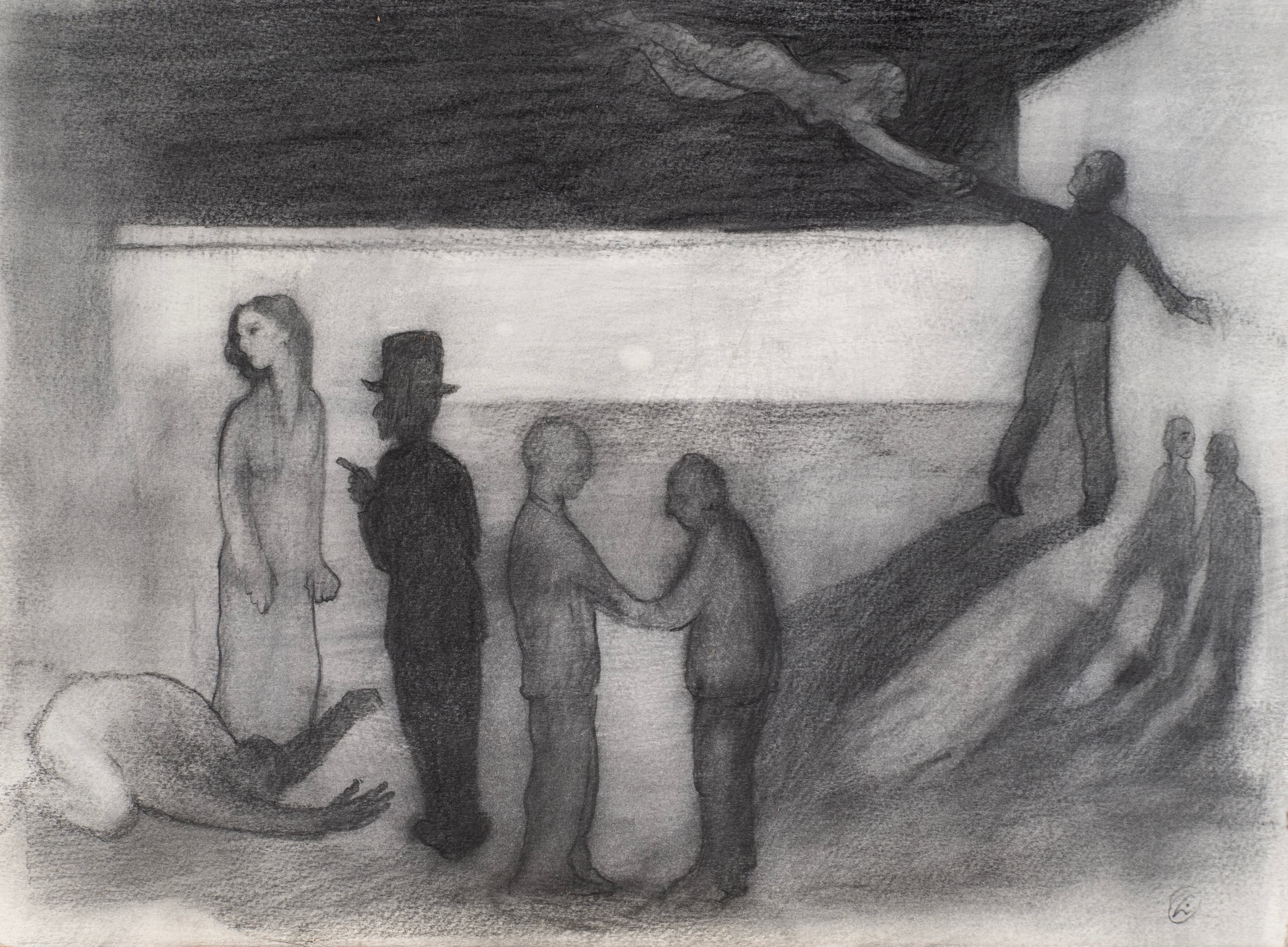 Art with the title "Dumb Show Study II".