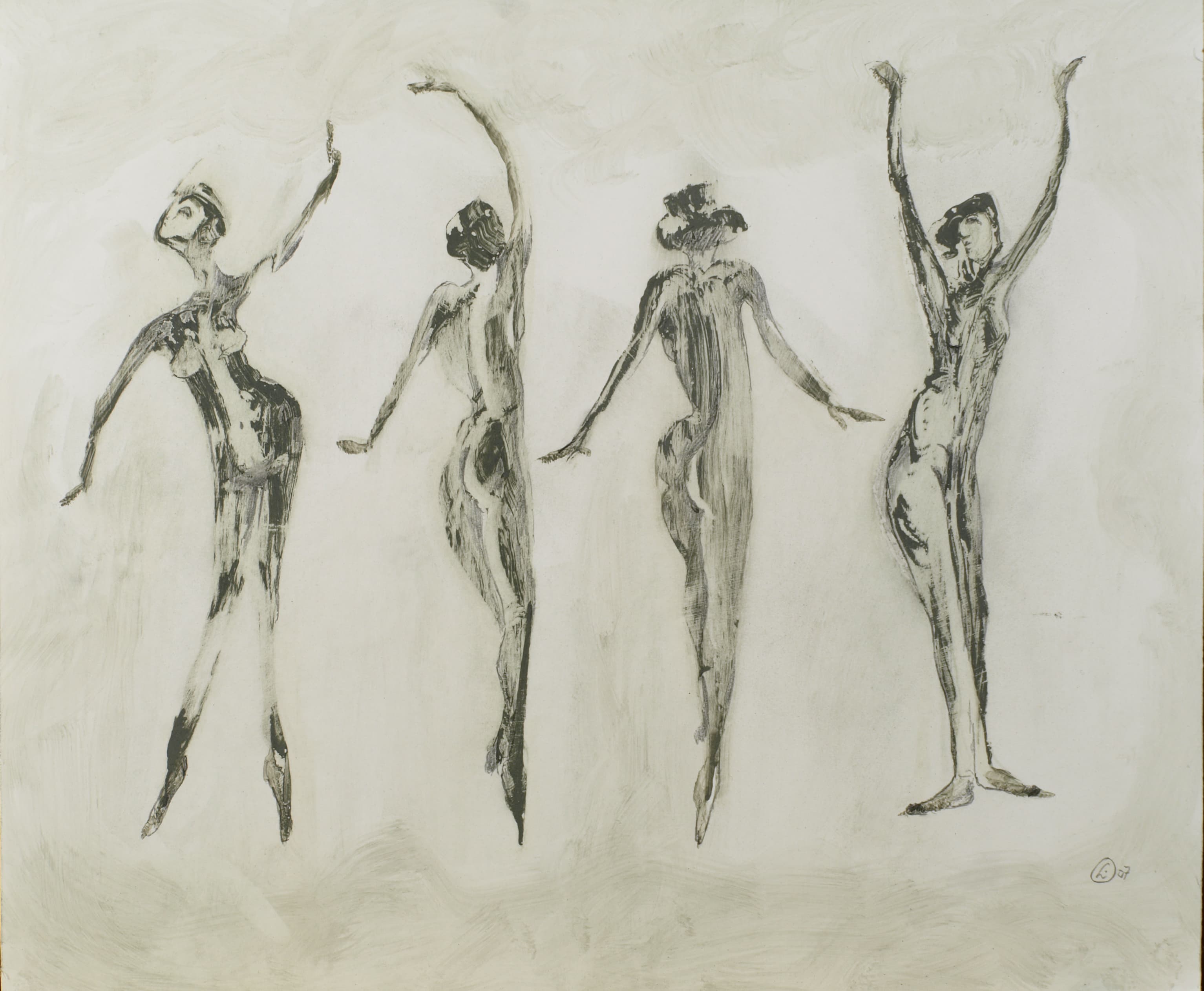 Art with the title "Four Dancers #1".