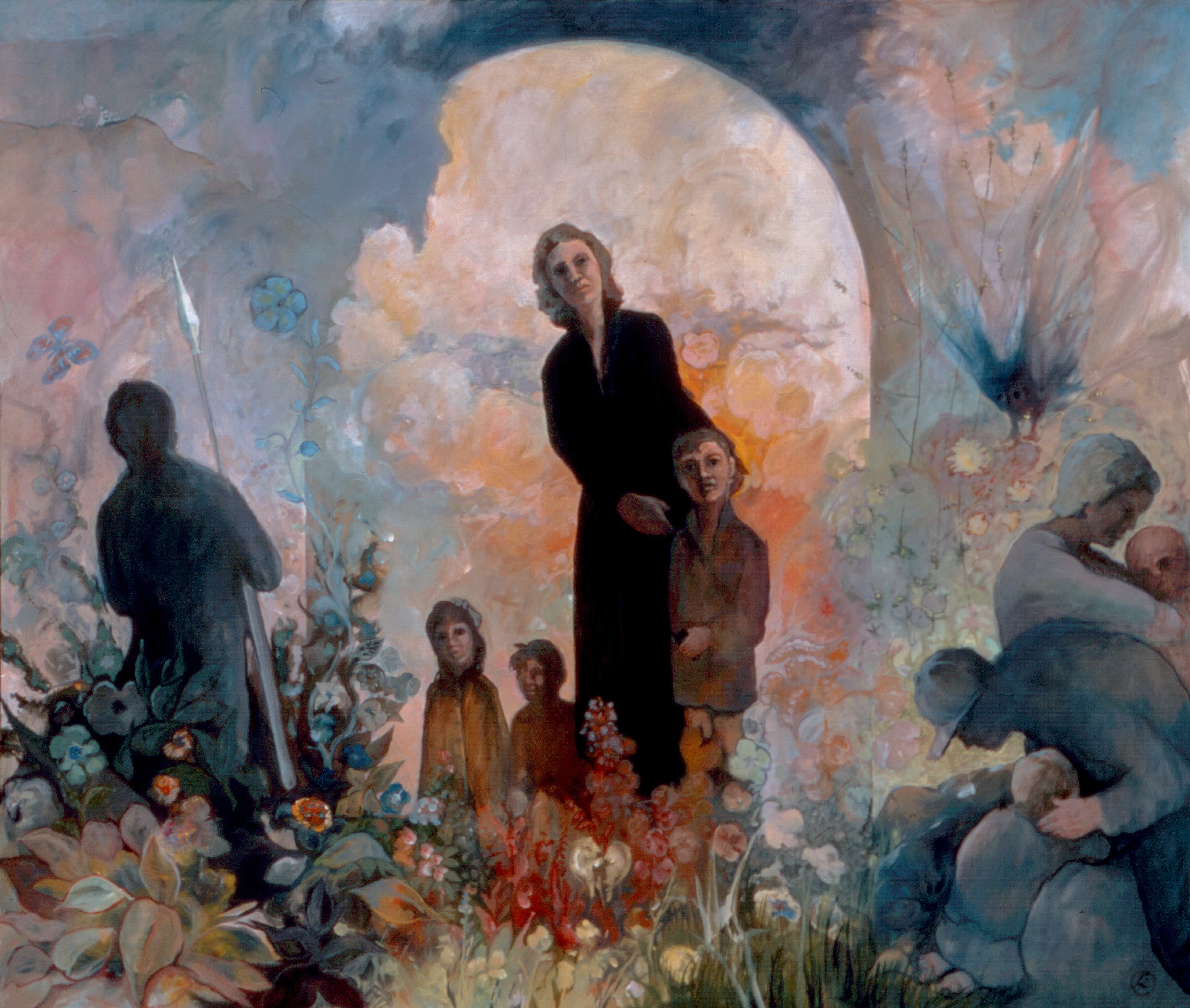 Art with the title "Man with Spear".