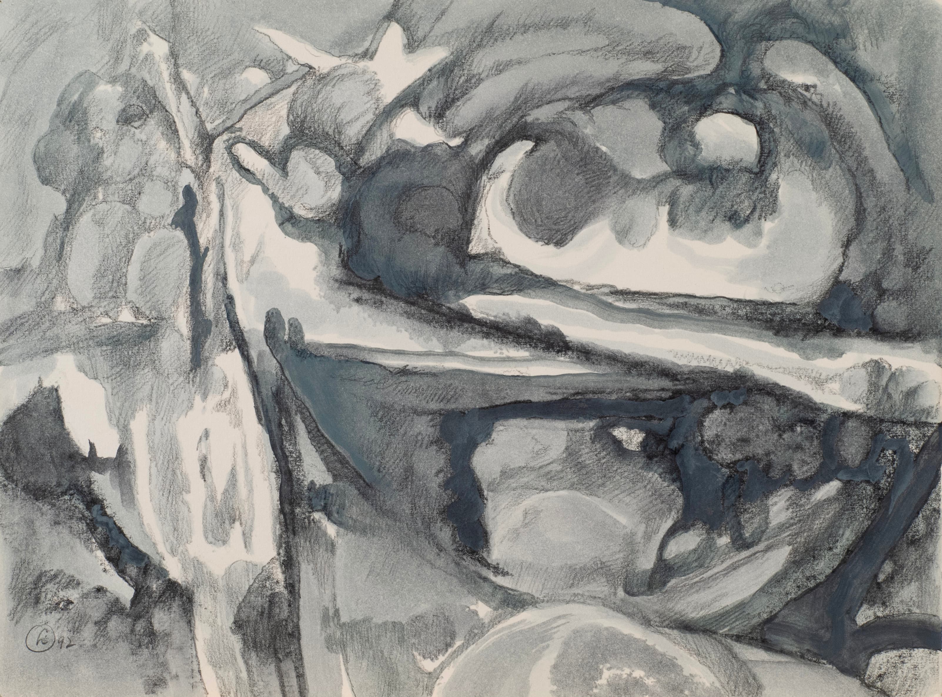 Art with the title "Almost Abstract 2".