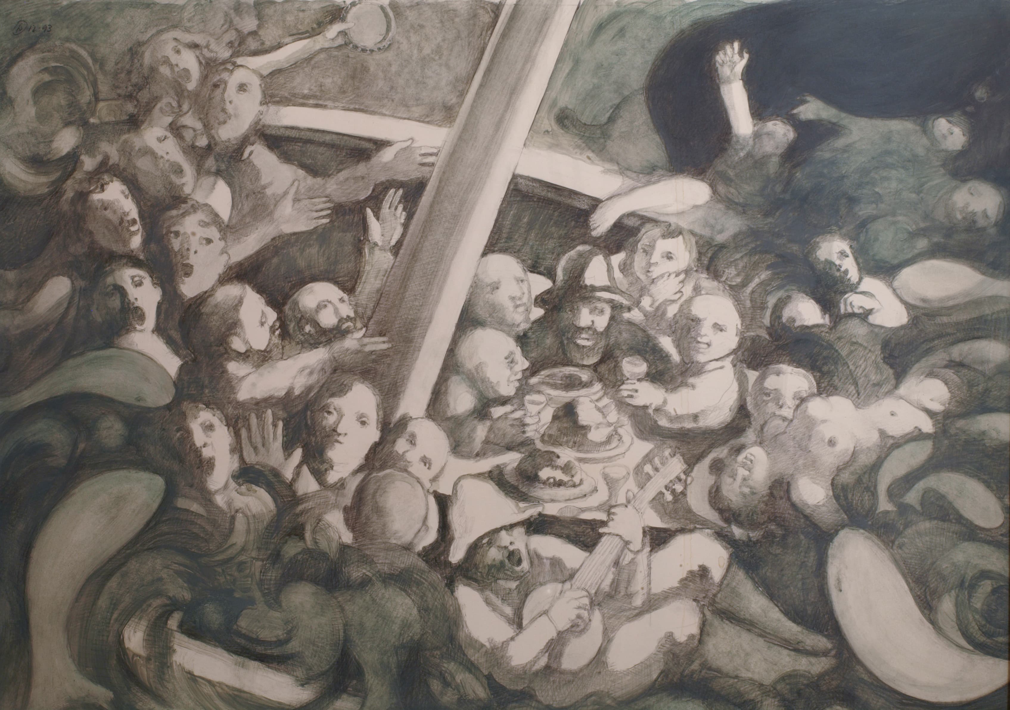 Art with the title "On Deck Study 1".