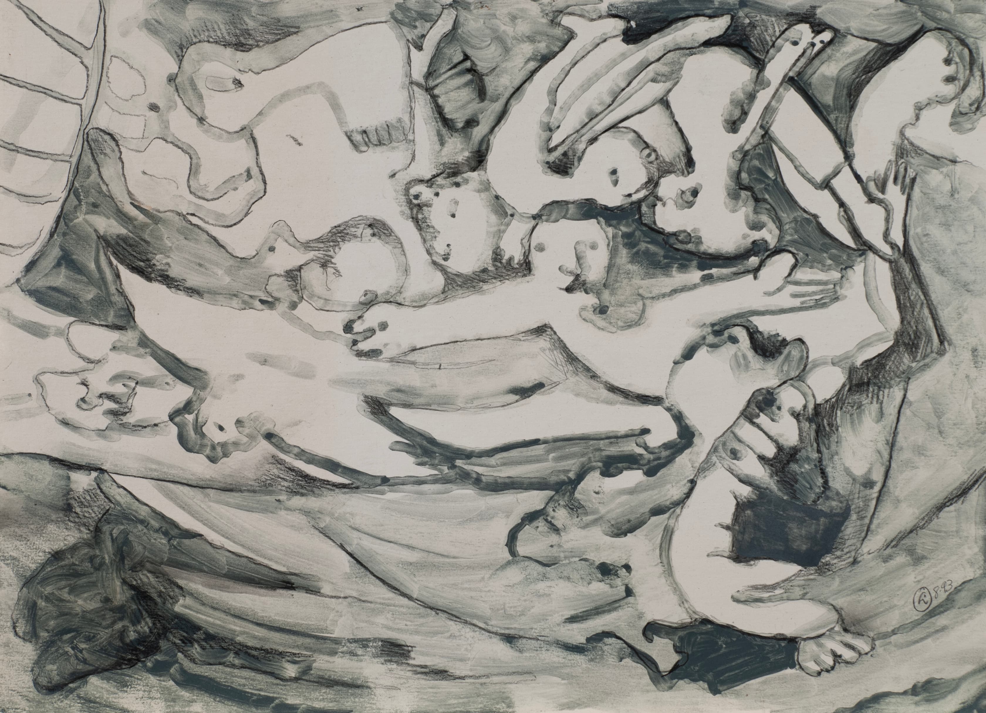 Art with the title "On Deck Study 8".