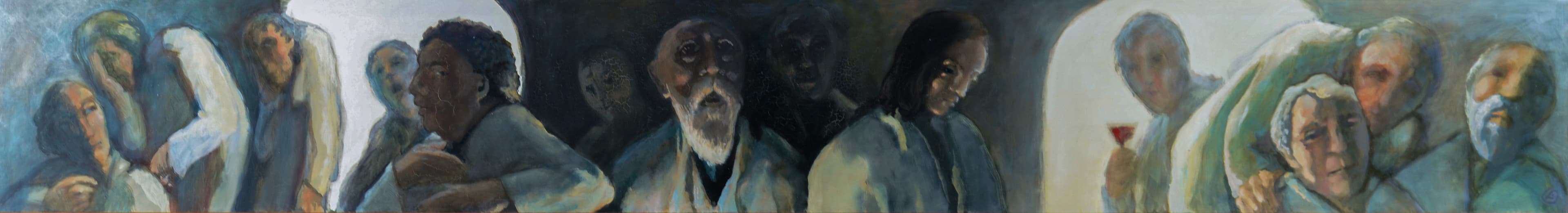 Art with the title "Long Last Supper".