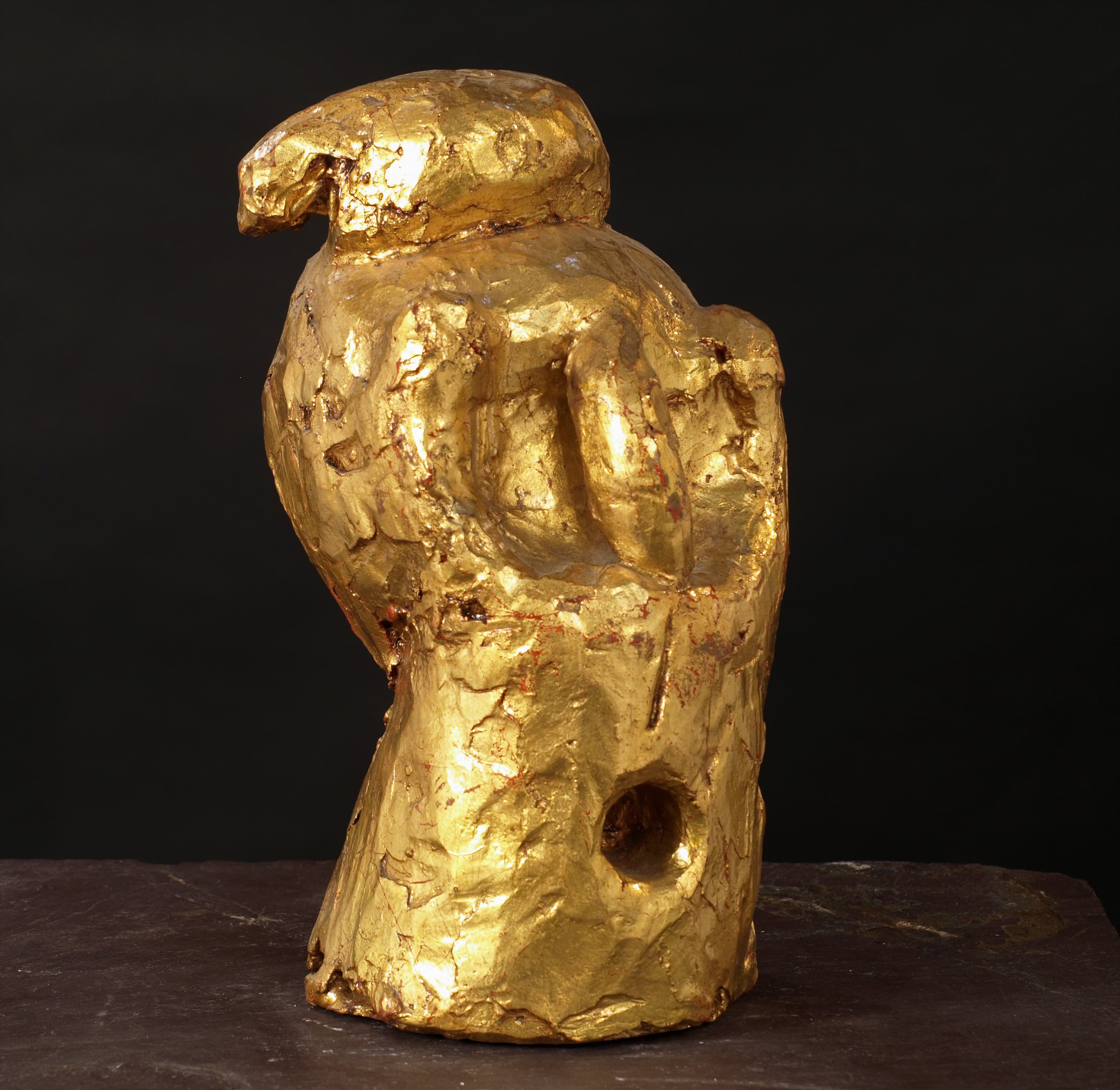 Art with the title "Head with Round Mouth".